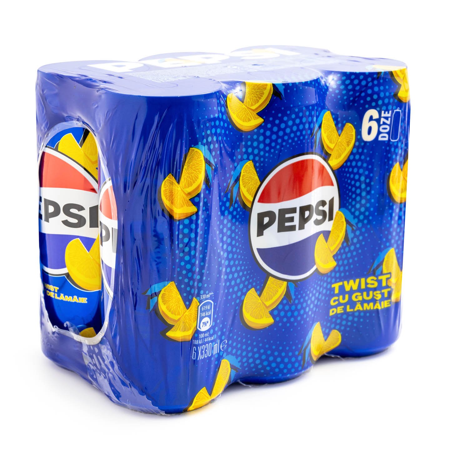 Băutură răcoritoare carbogazoasă Pepsi Twist 6x0.33L, per pachet