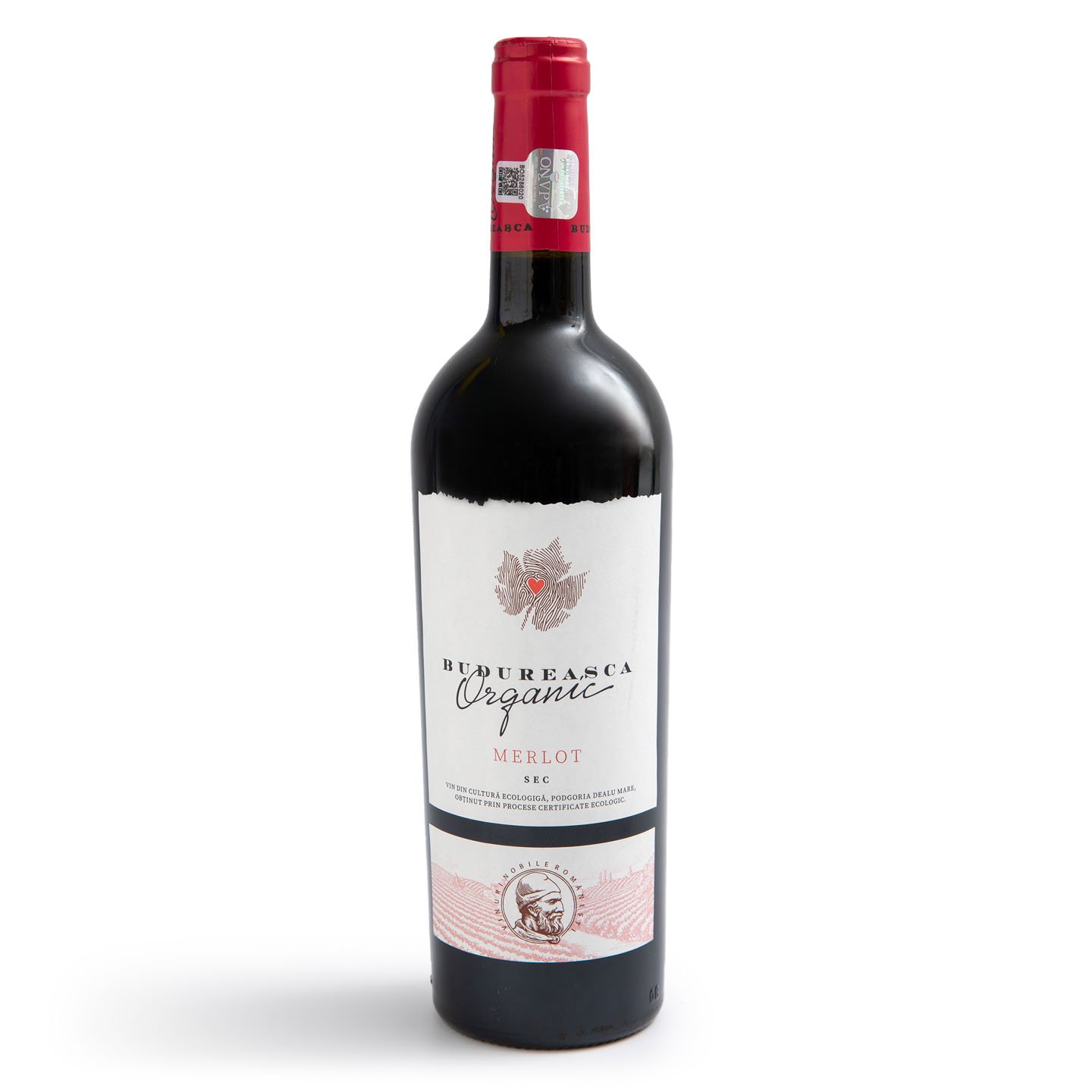 Vin Bio Merlot Budureasca 0.75L