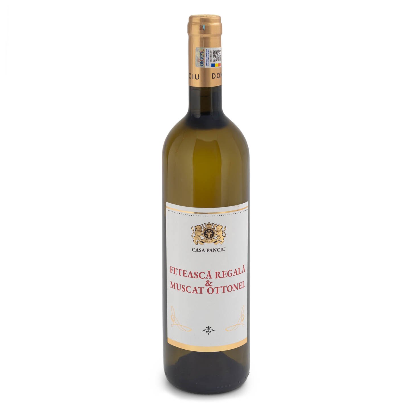 Vin Fetească Regală & Muscat Ottonel Domeniile Panciu, 0.75L