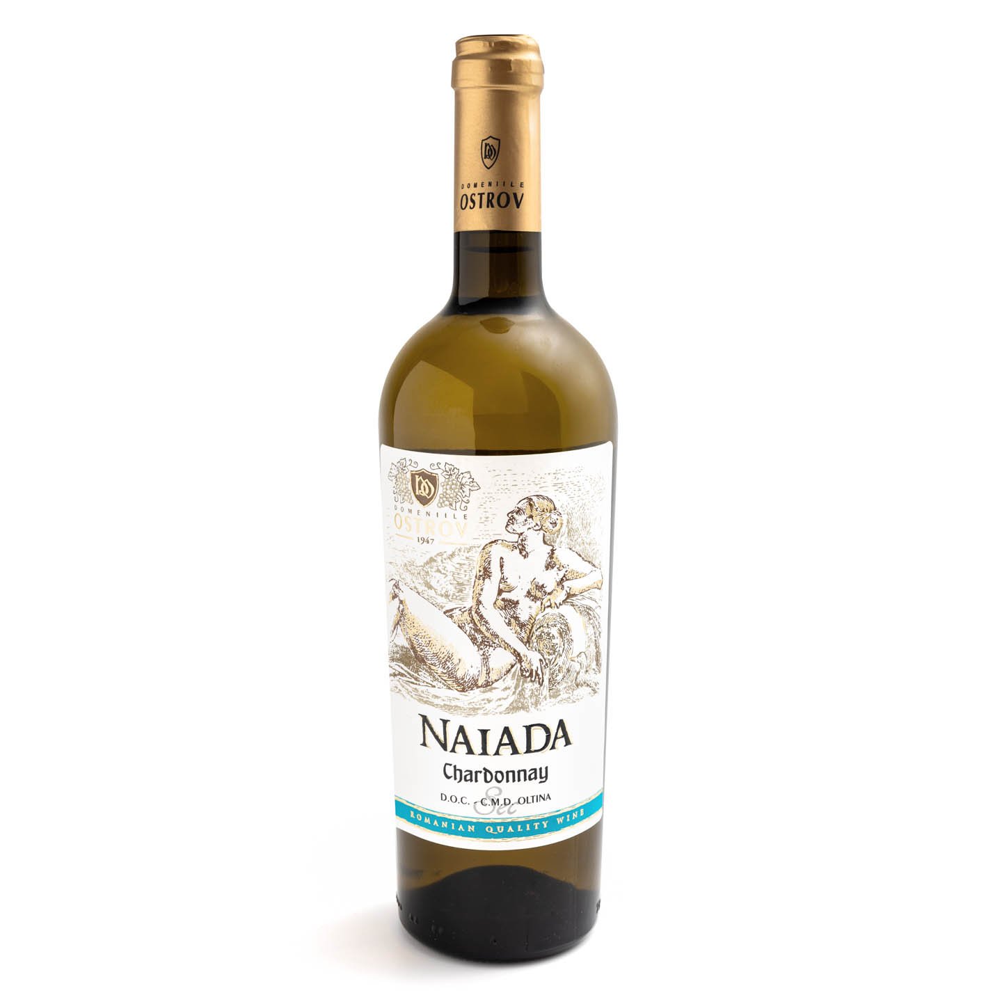 Vin alb Naiada Domeniile Ostrov 0.75L