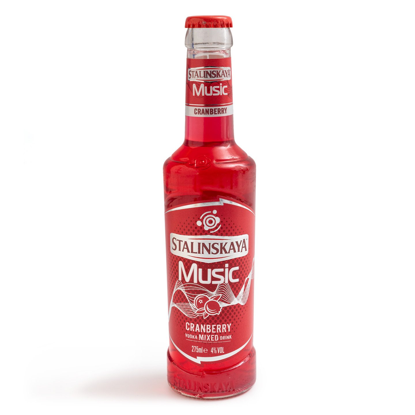 Vodcă Cranberry / Lime&Mentă / Orange Stalinskaya Music 0.275L