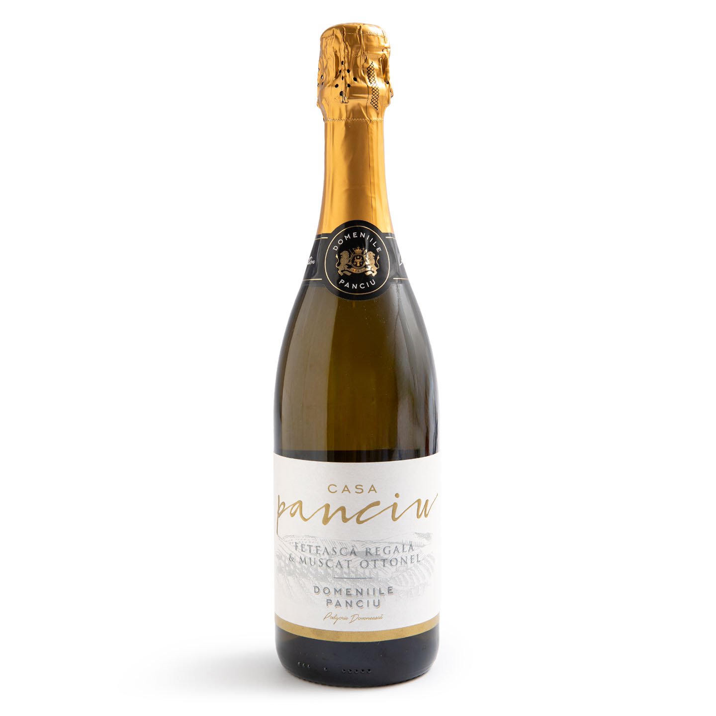 Vin spumant Fetească Regală & Muscat Ottonel, Domeniile Panciu 0.75 L