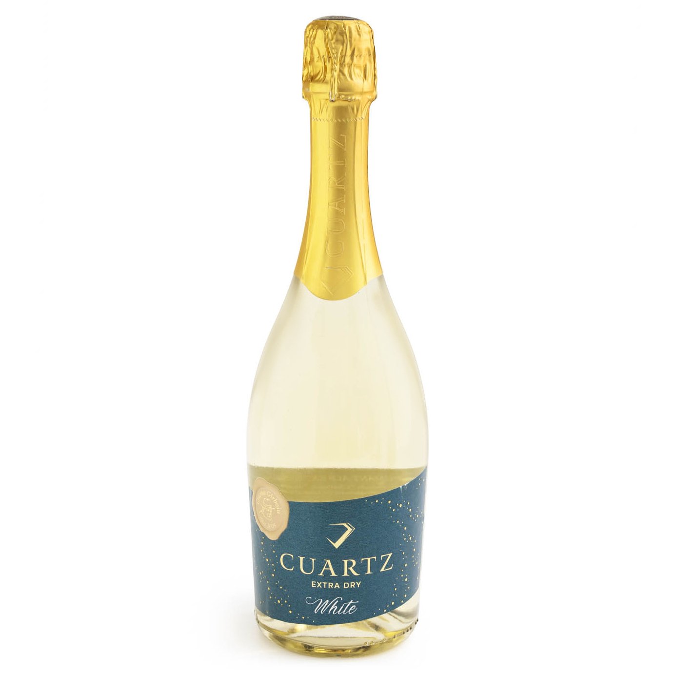 Vin alb spumant, Plavaie si Fetească albă, brut, Cuartz 0.75L