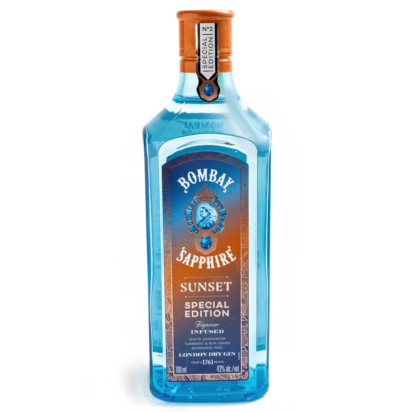 Gin Bombay Sapphire, Sunset Special Edition, 0.7L