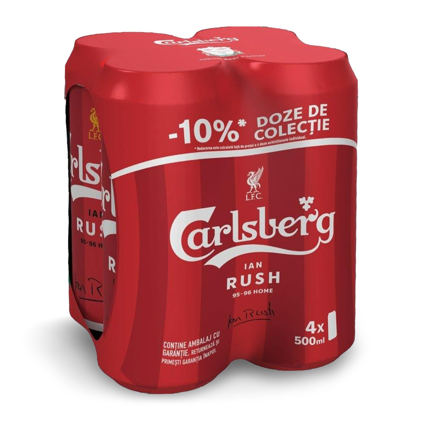 Bere Ediție Liverpool Carlsberg 4x0.5L, per pachet