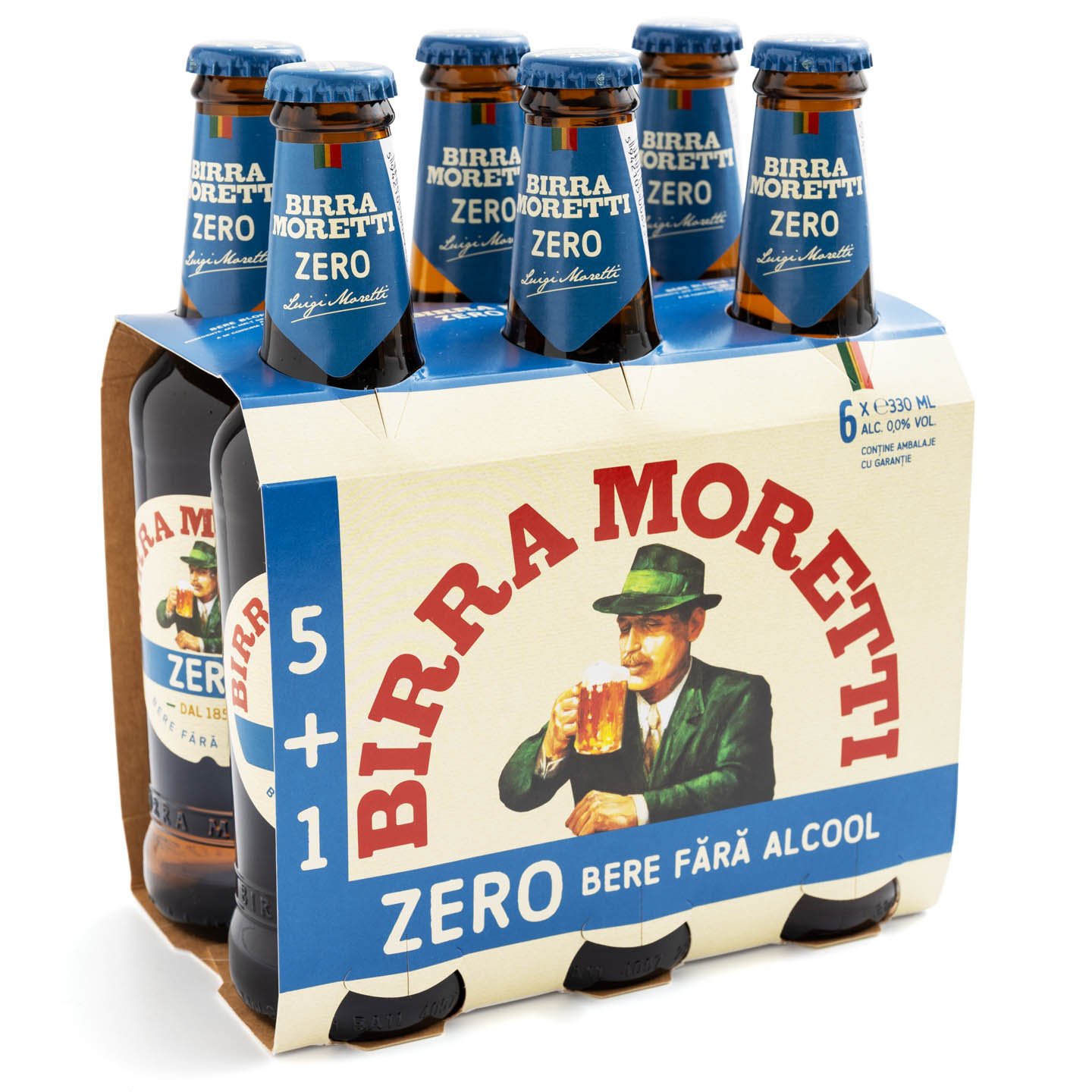 Bere fără alcool Birra Moretti 6x0.33L, per pachet