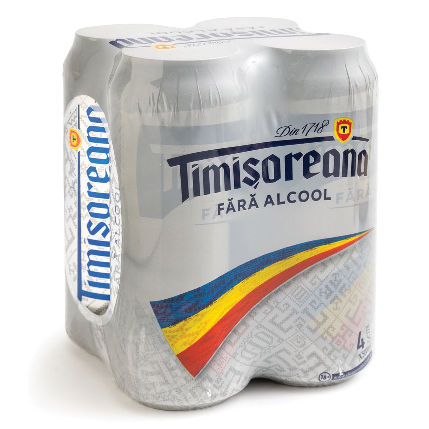 Bere fără alcool Timișoreana 4x0.5L, per pachet