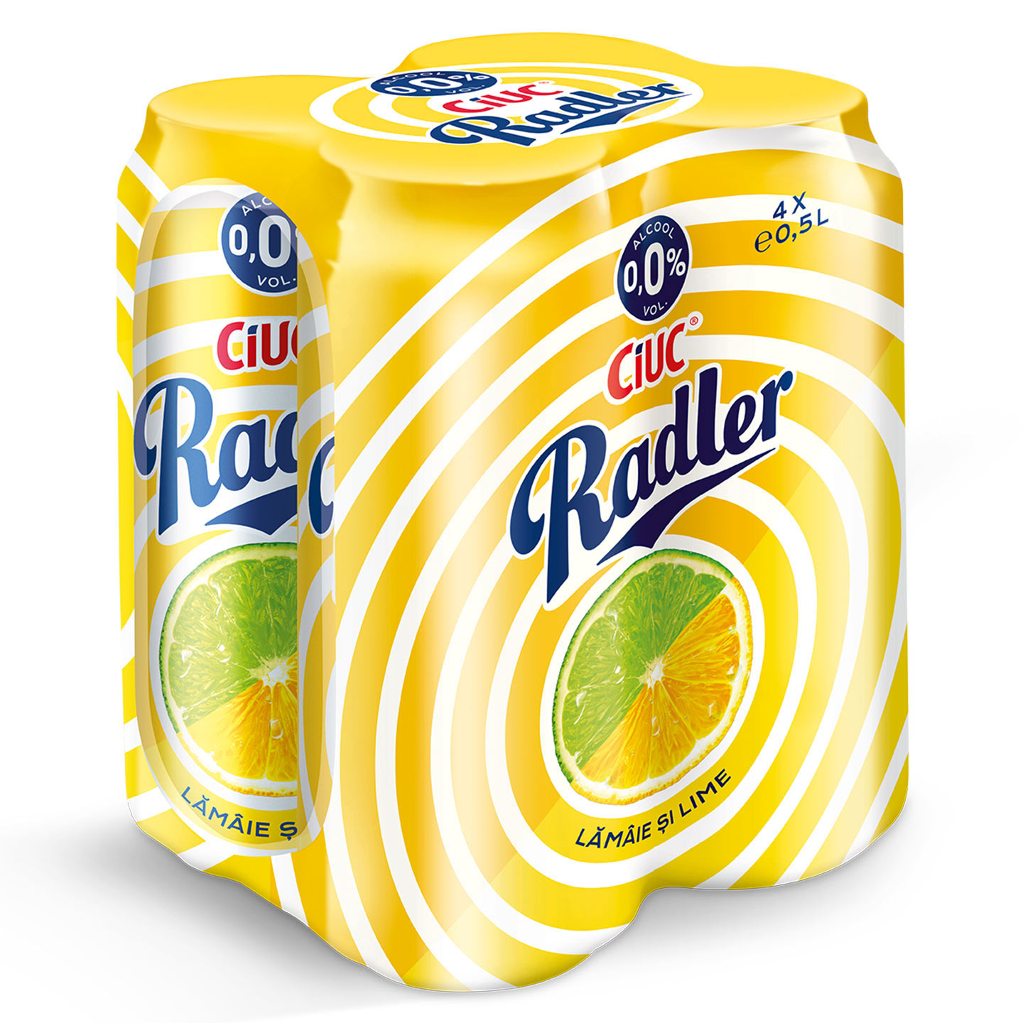 Bere fără alcool Ciuc Radler 4x0.5L, per pachet, diverse sortimente