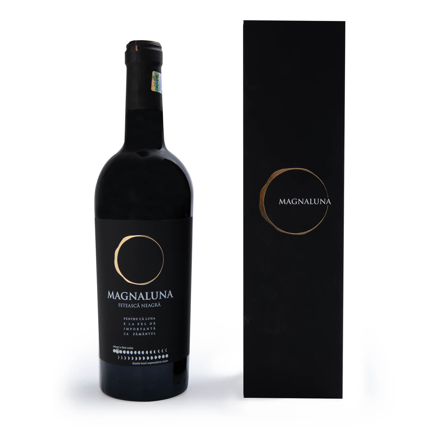 Vin Biodinamic Fetească Neagră Magnaluna Domeniul Bogdan 0.75L