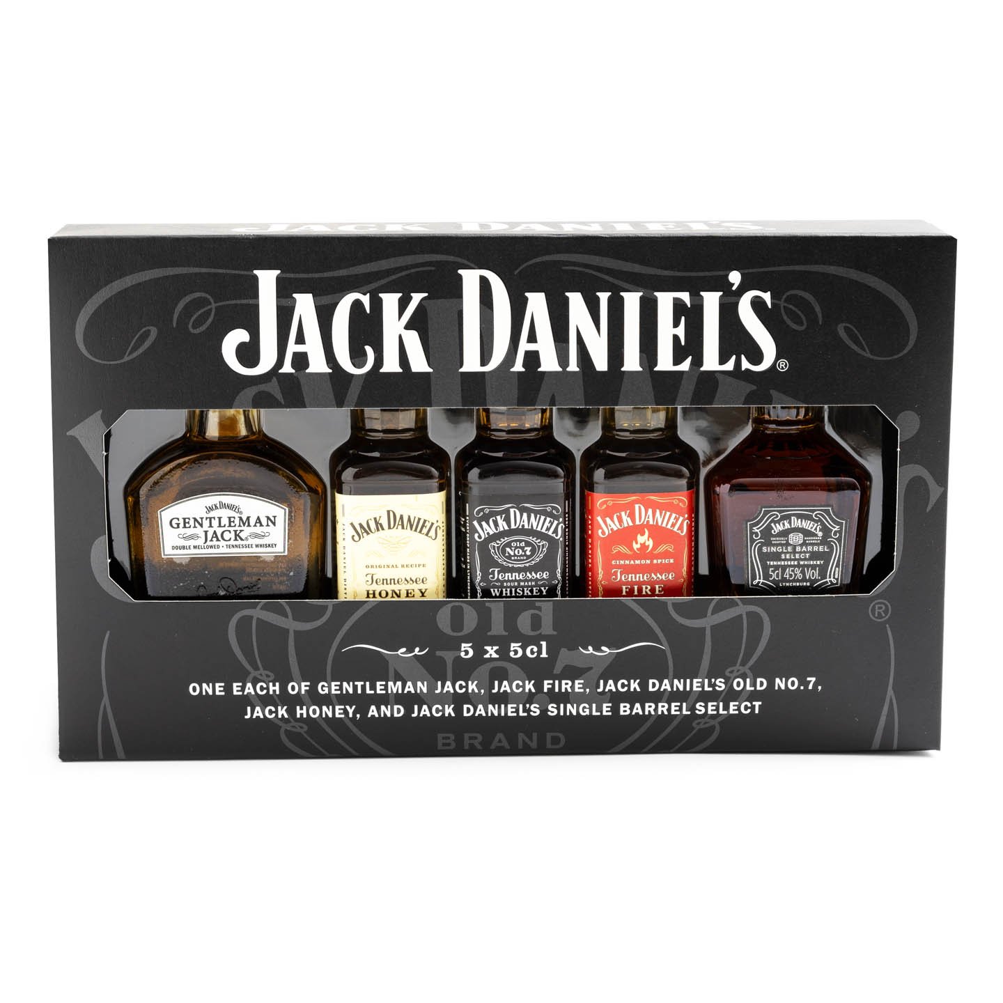 Whiskey Miniaturi Jack Daniel's 5 x 0.05L, per pachet