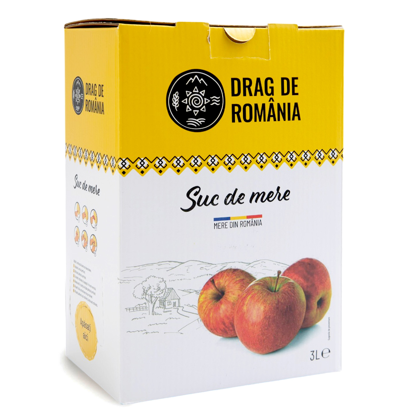 Suc de mere Drag de România 3L