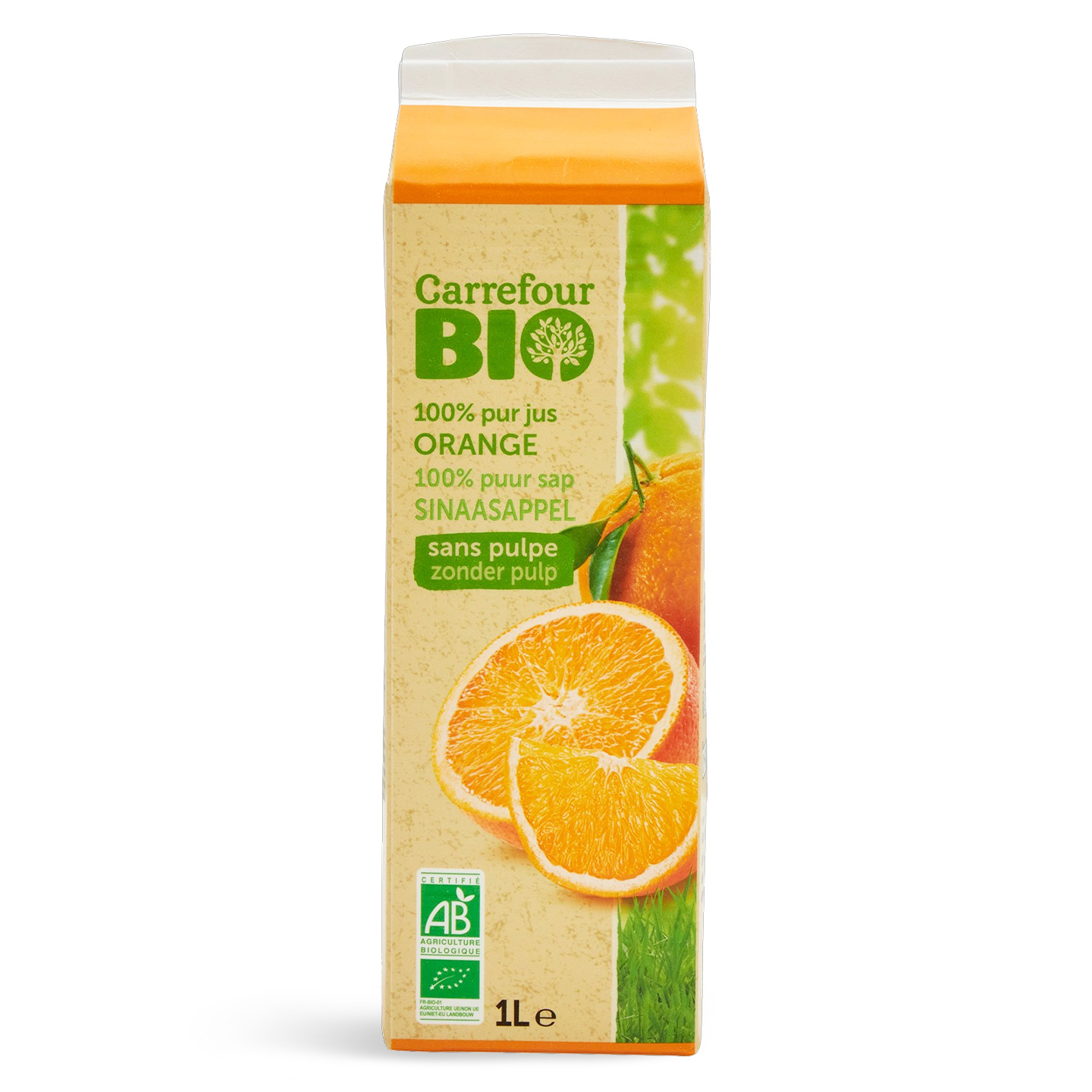 Suc de portocale Carrefour Bio 1L