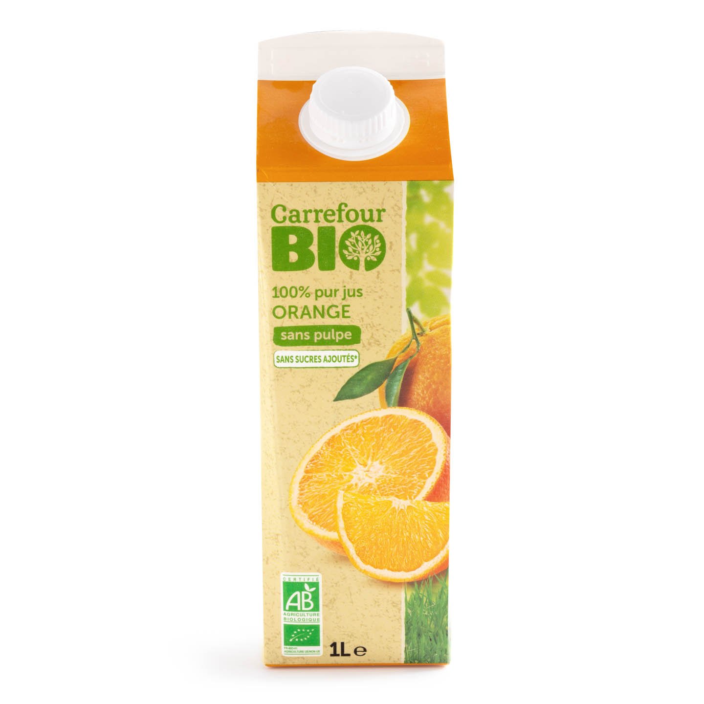 Suc de portocale Carrefour Bio 1L