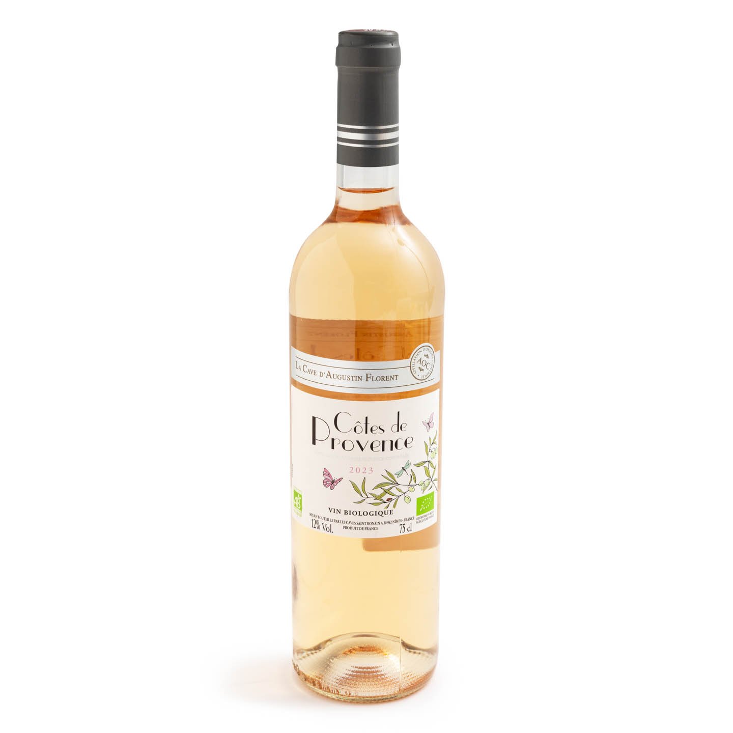 Vin Rose Bio Cotes de Provence La Cave D'Augustin Florent 0.75L