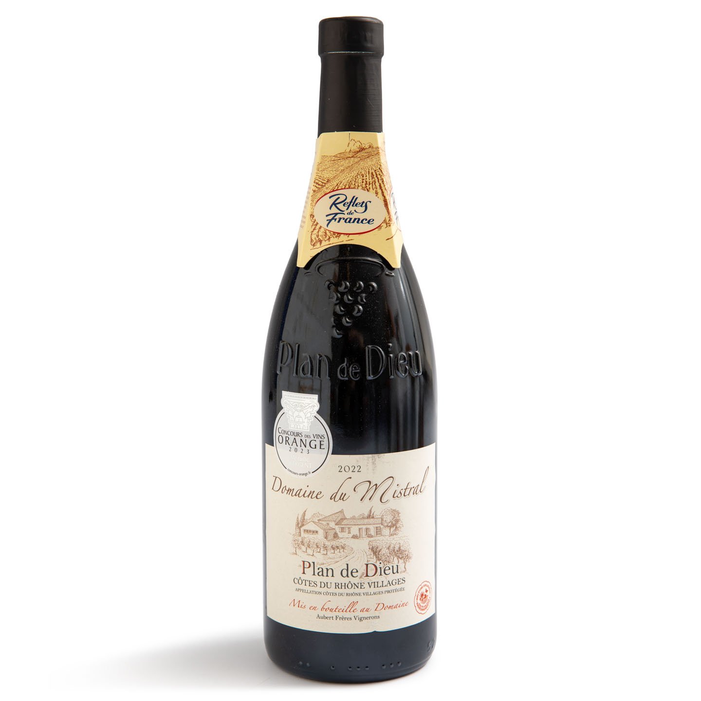 Vin Roșu Plan de Dieu Domaine du Mistral Reflets De France 0.75L