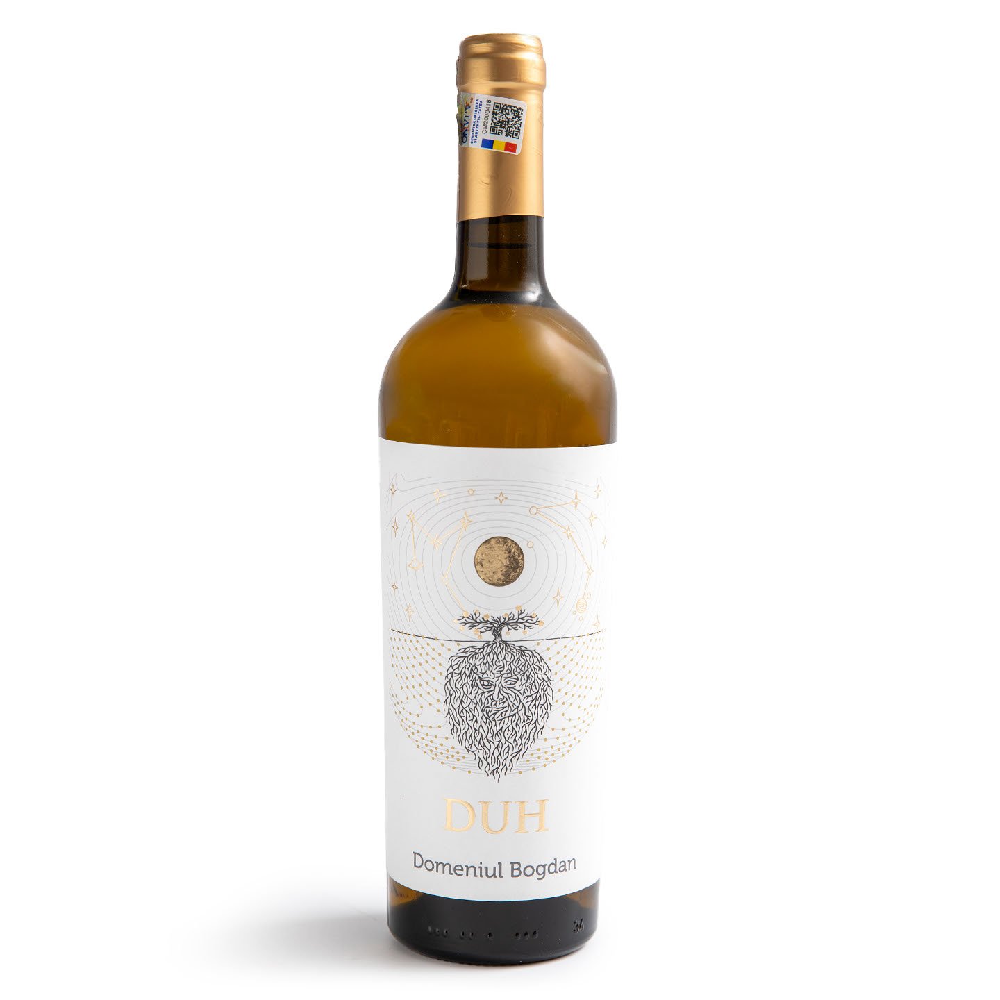 Vin alb Bio Duh Domeniul Bogdan 0.75L