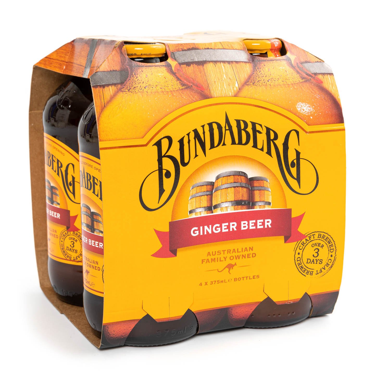 Bere fără alcool Bundaberg 4x375ml, per pachet