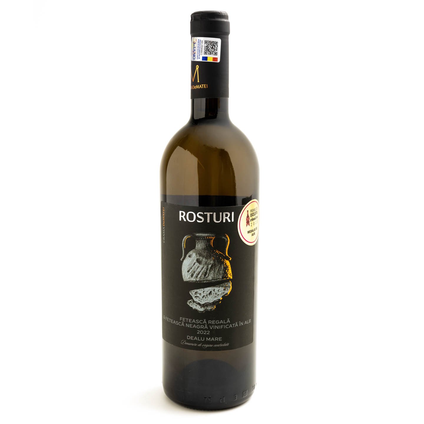 Vin alb Rosturi Domeniile Prince Matei 0.75L