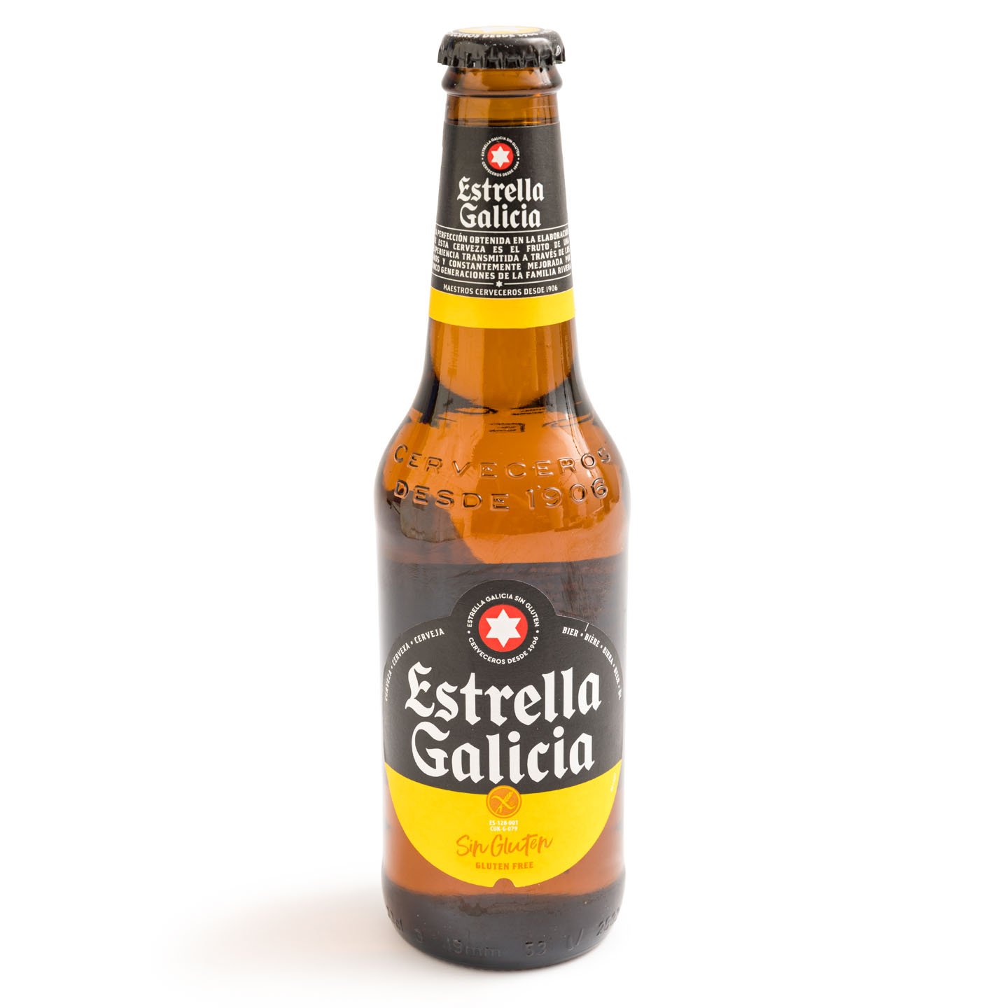 Bere fără gluten Estrella Galicia 0.33L