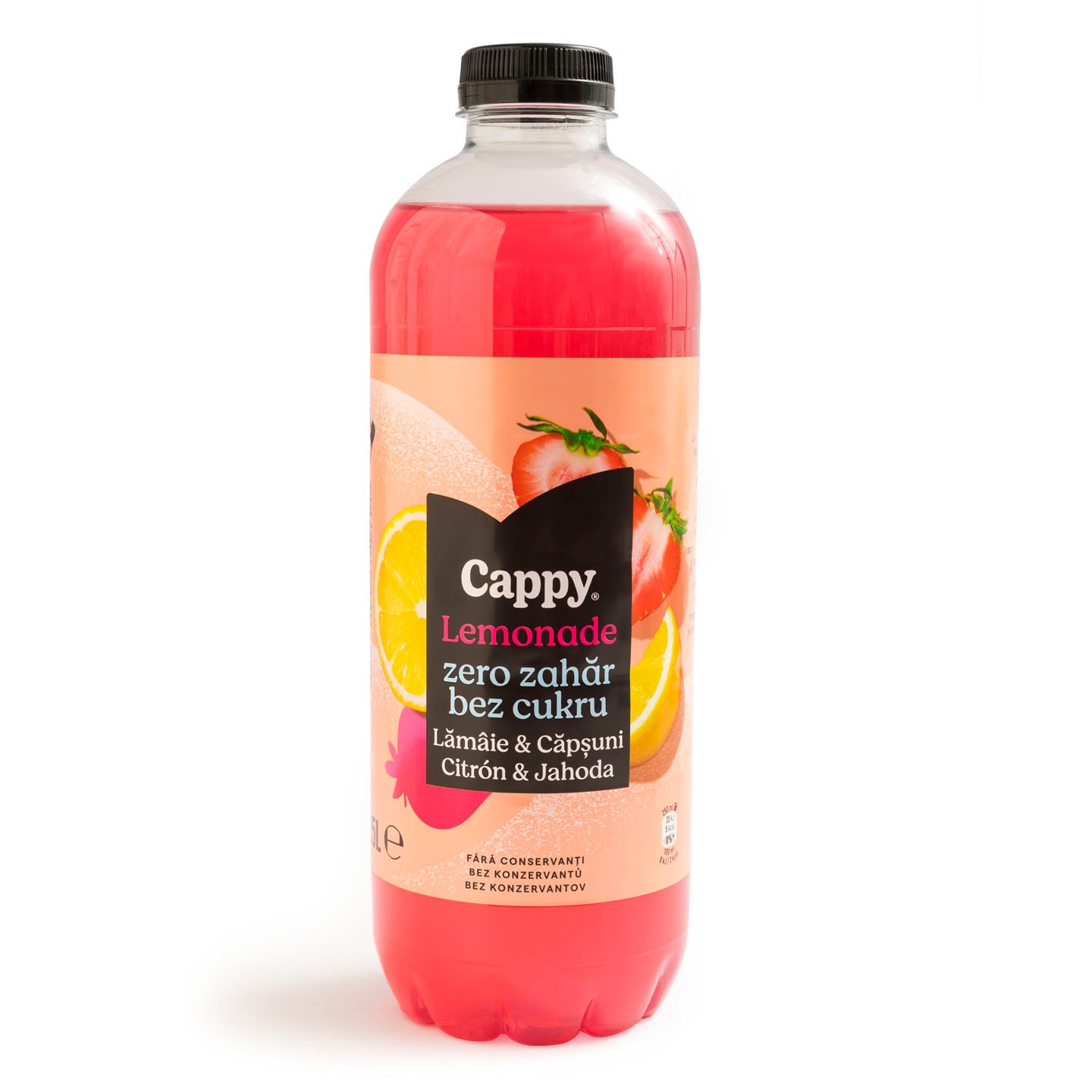 Băutură răcoritoare necarbogazoasă lamâie / capșuni Cappy 1.25L