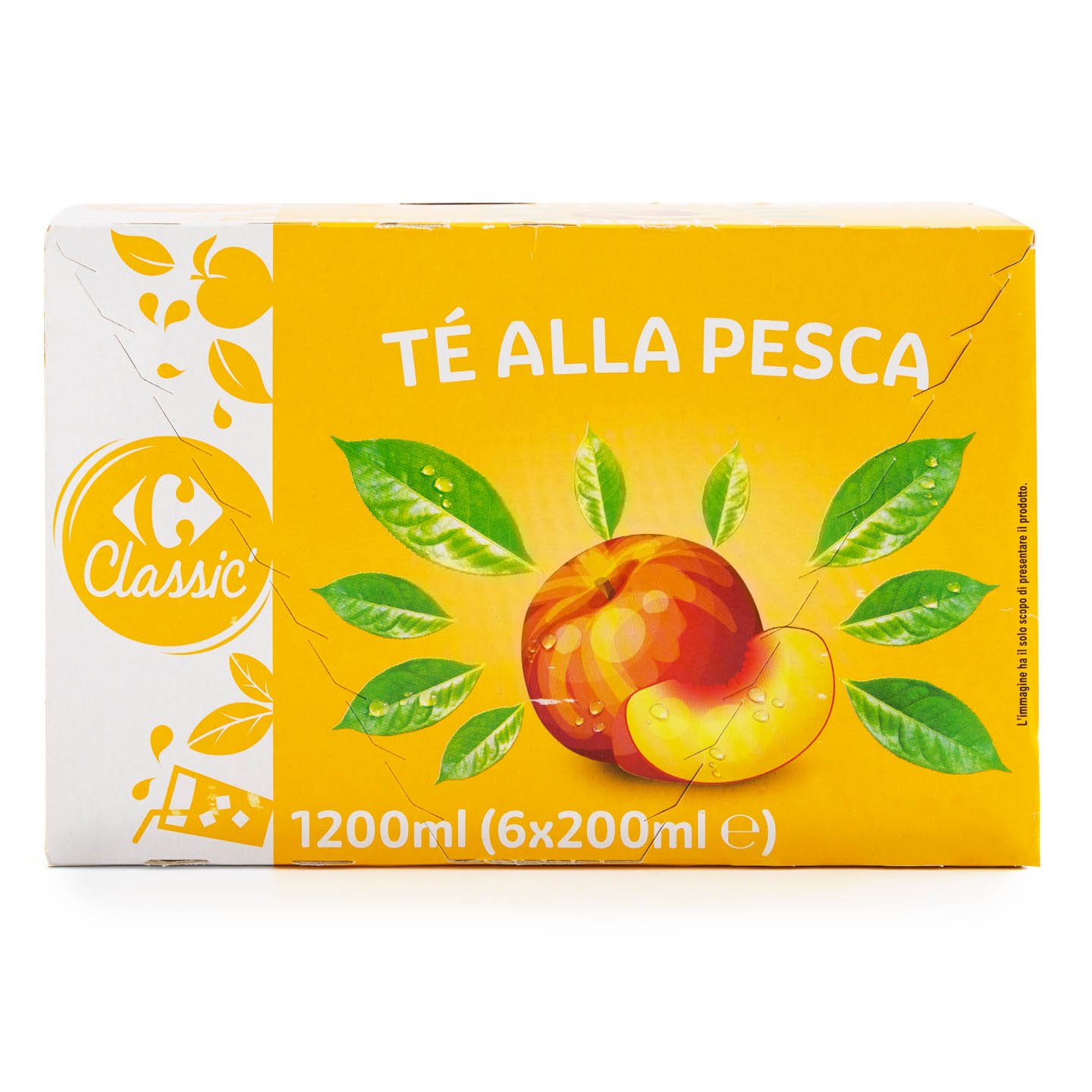 Ceai cu aromă de piersici Carrefour 6x0.2L, per pachet