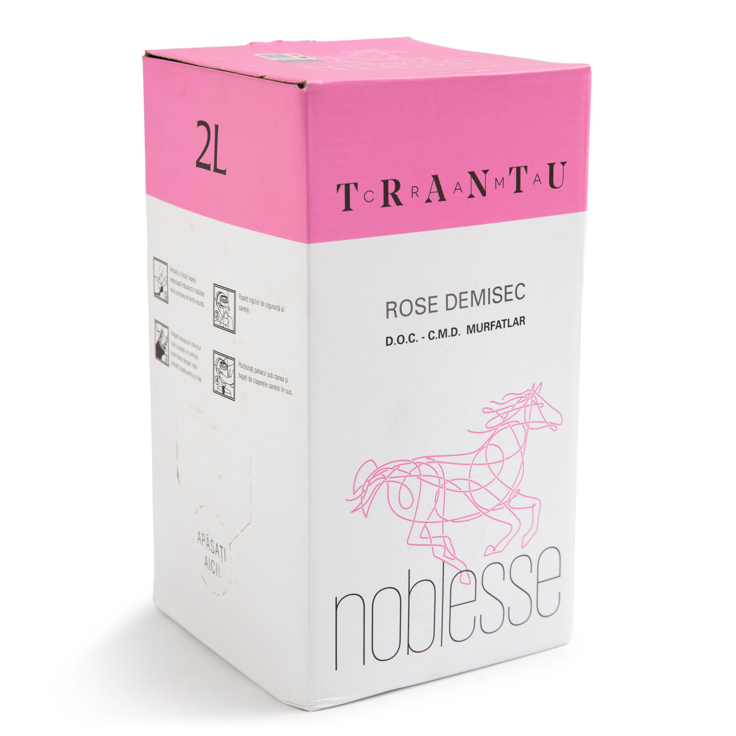 Vin rose Noblesse Crama Trantu 2 L