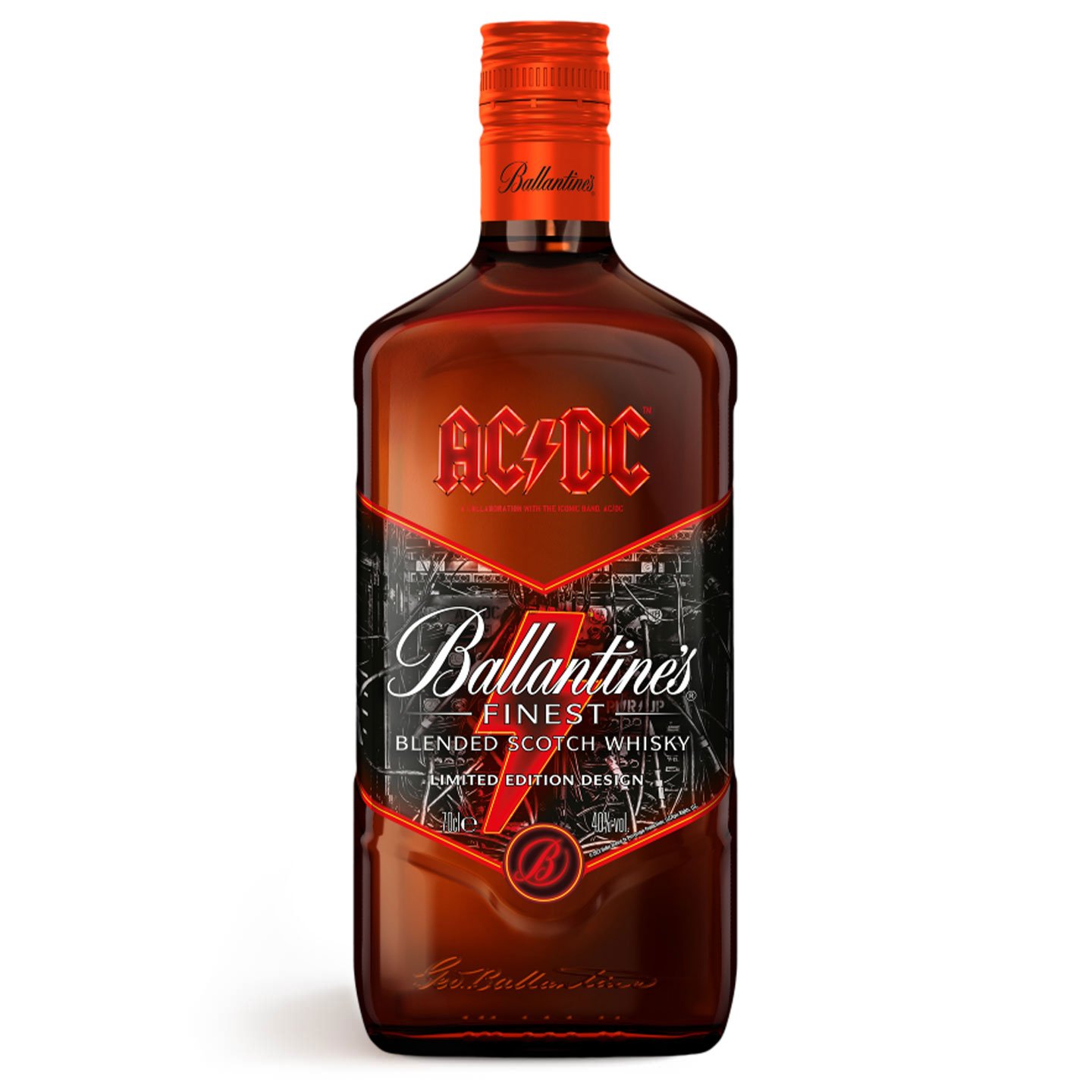 Whisky AC/DC, Limited Edition Ballantine's 0.7L