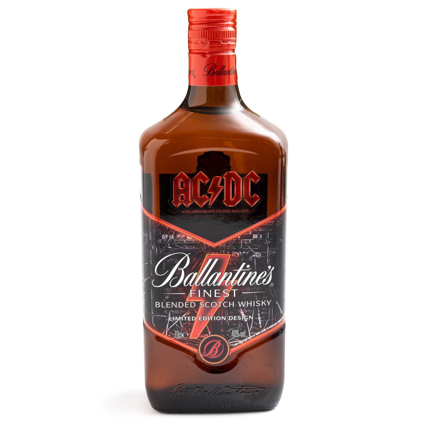 Whisky AC/DC, Limited Edition Ballantine's 0.7L