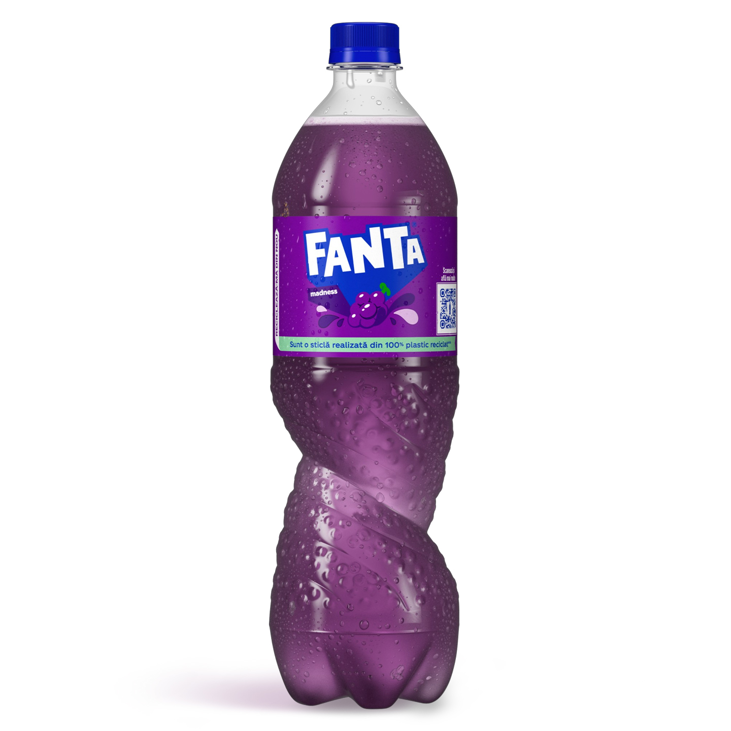 Băutură răcoritoare carbogazoasă cu suc de struguri Fanta 1L