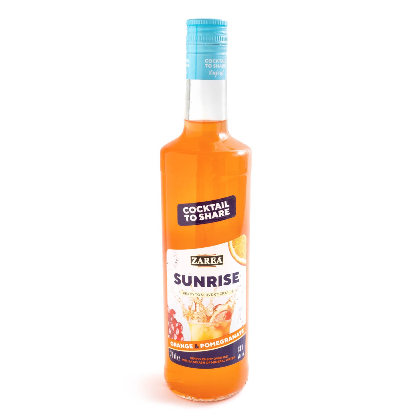 Cocktail Sunrise cu suc de portocale si extract de rodie Zarea 0.7L
