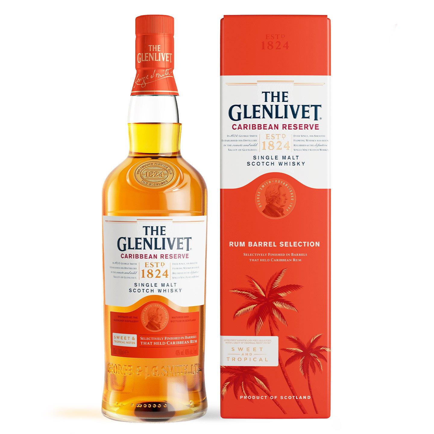 Whisky Caribbean Reserve Glenlivet 0.7L