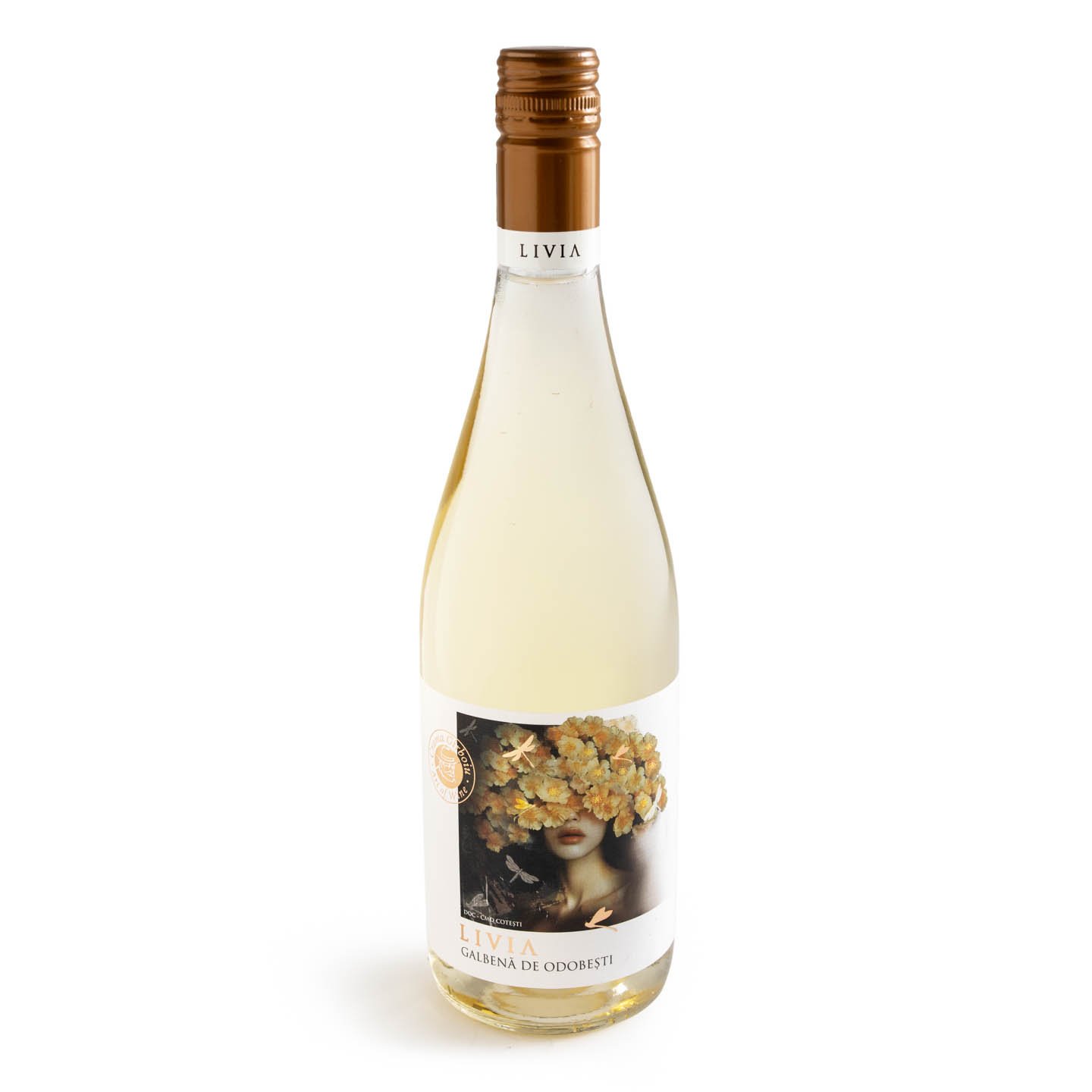 Vin Galbenă De Odobești Doc Sec Livia 0,75L