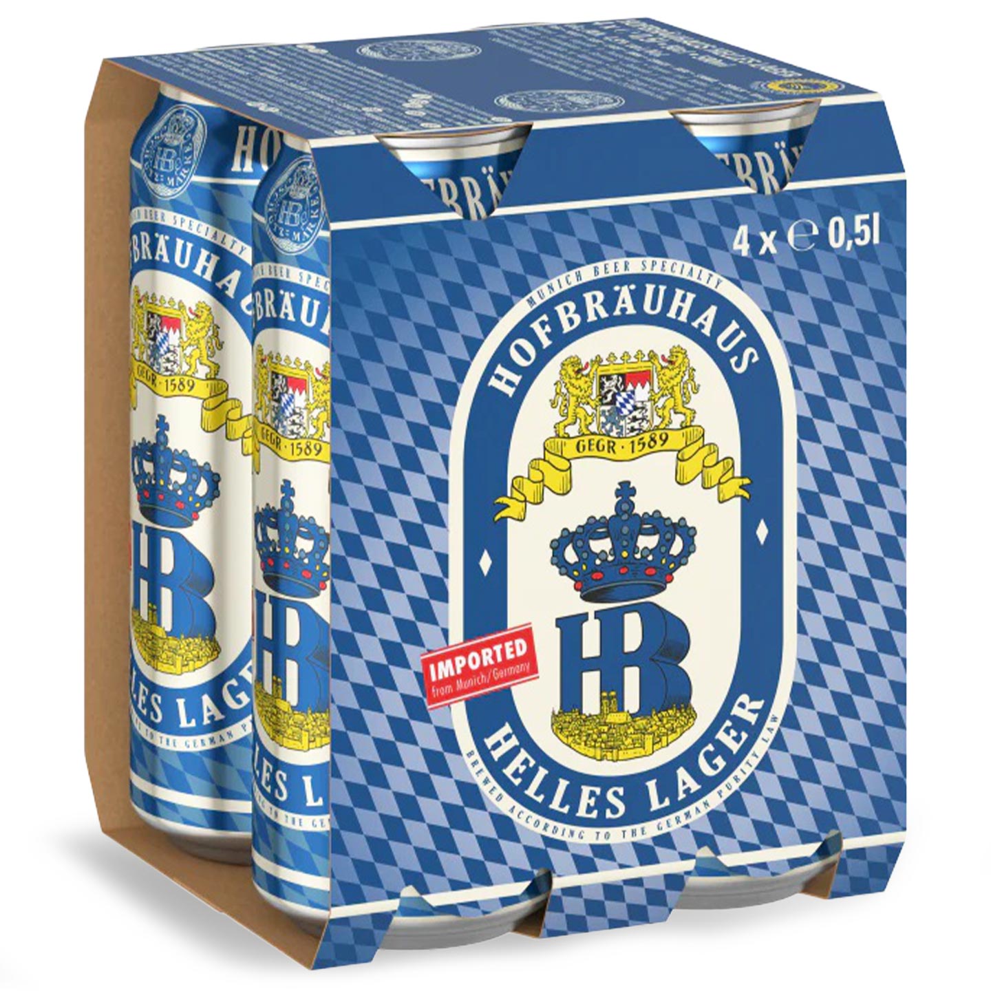 Bere Hoferbrau Helles 4x0.5L