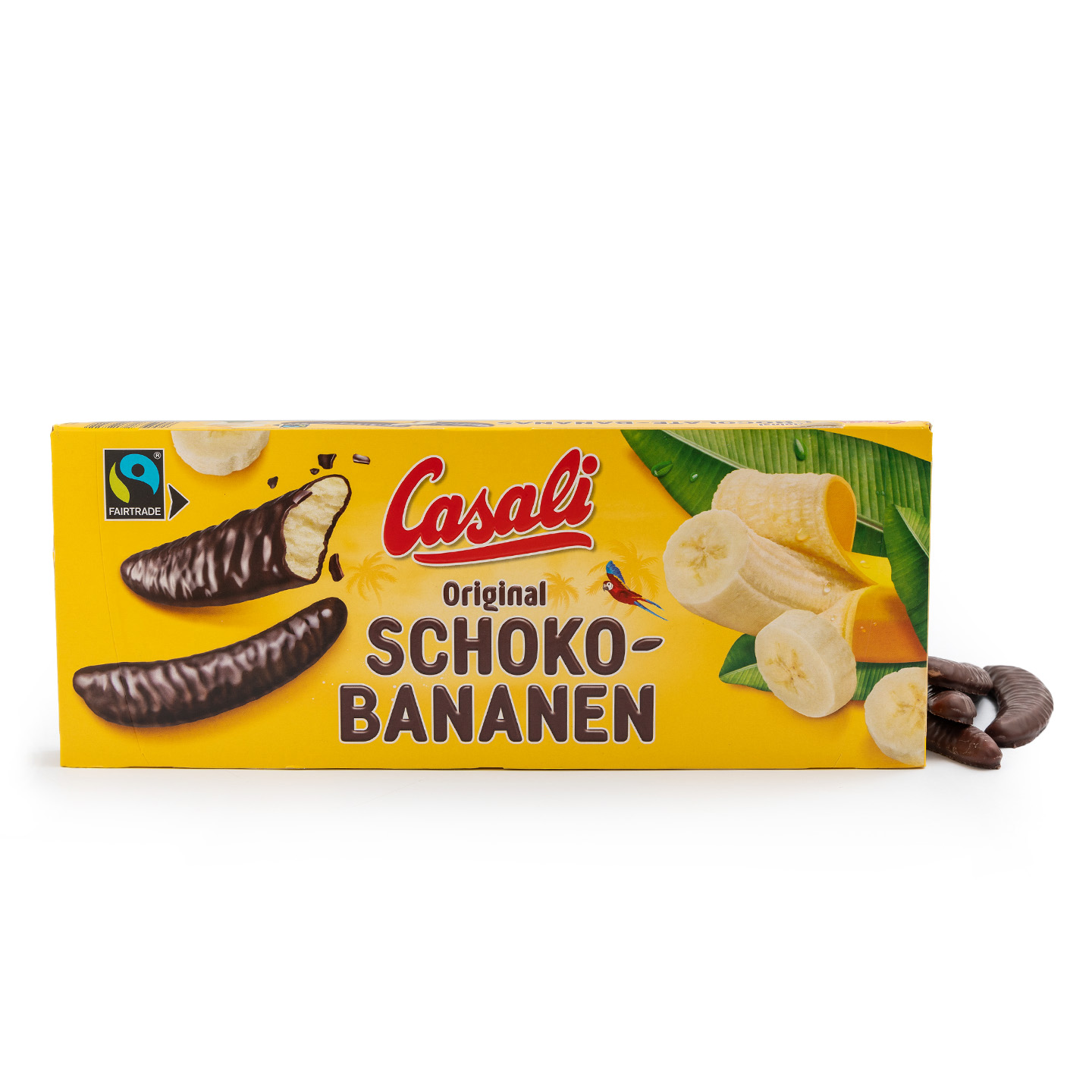 Batoane cu glazură de ciocolată și cremă de banane Casali 300g