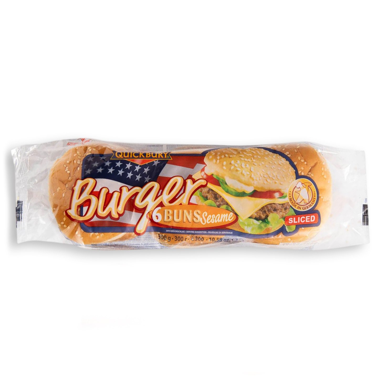 Chiflă pentru burger cu susan Quickbury 300g