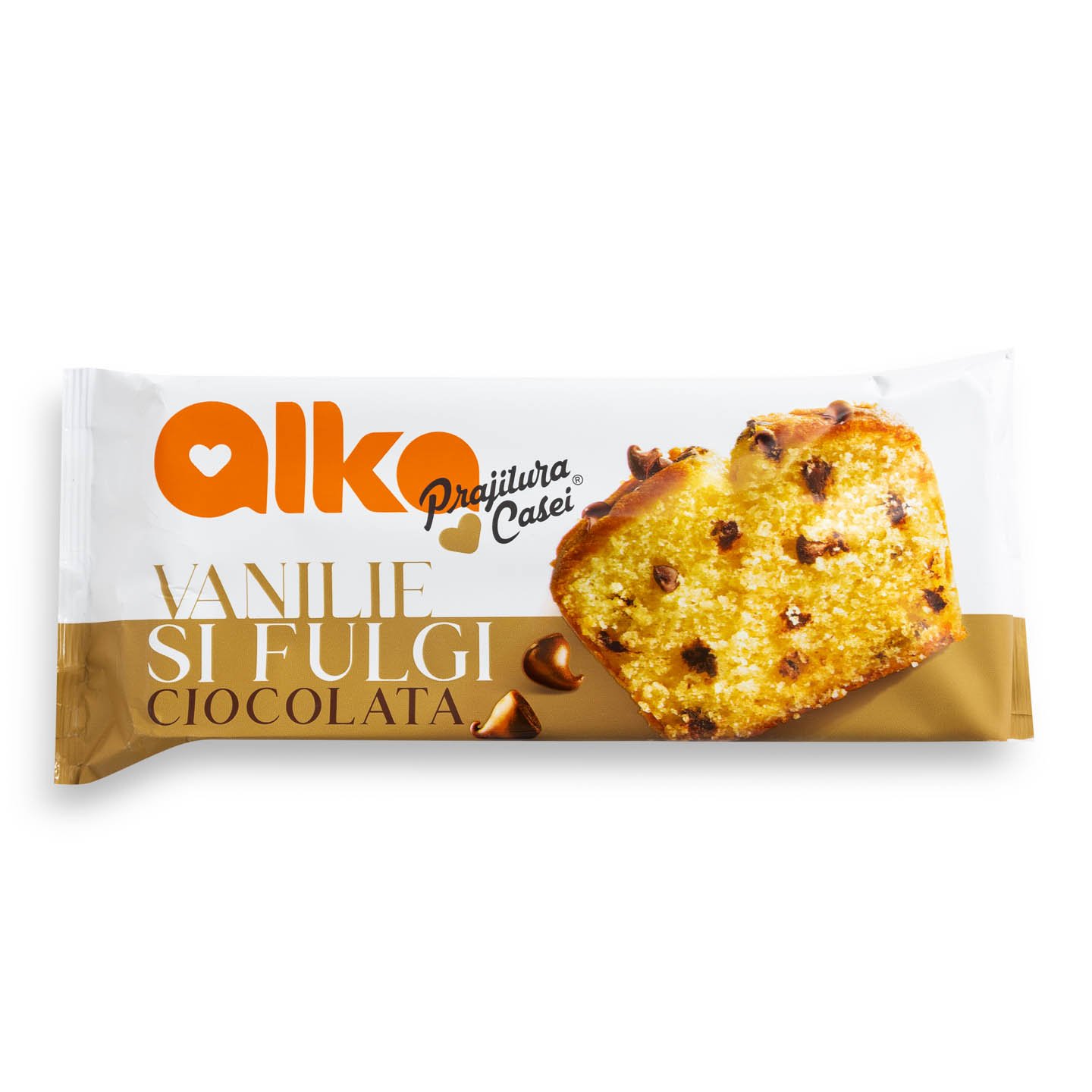 Prăjitura casei cu vanilie și fulgi de ciocolată / cacao și fulgi de ciocolată Alka 300g