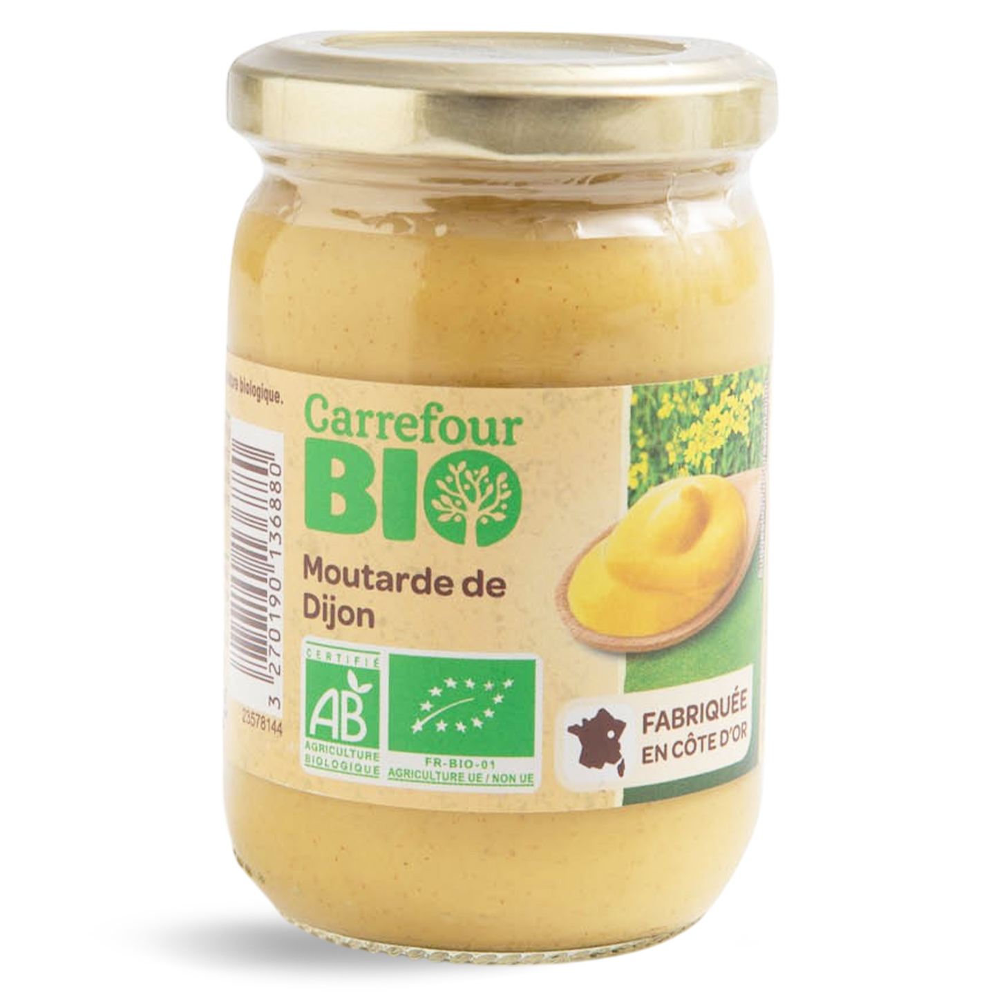 Muștar Dijon Carrefour Bio 200g