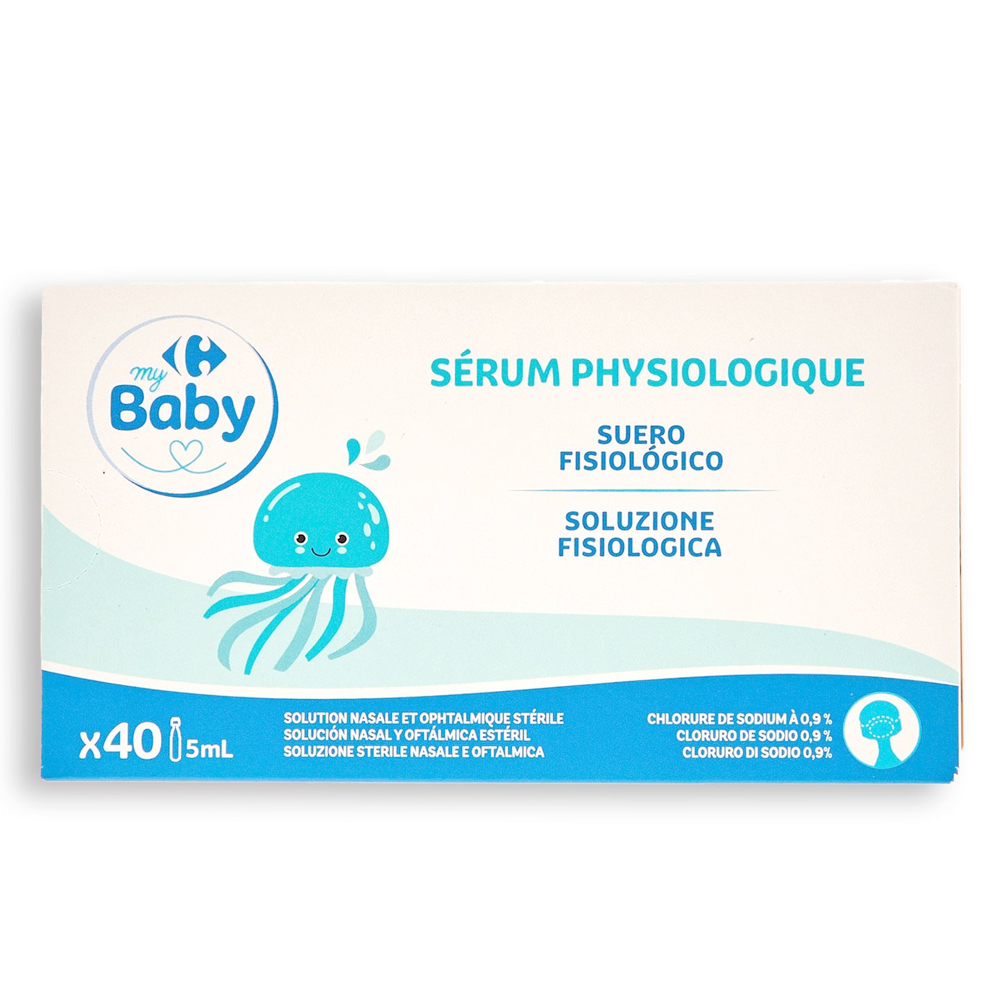 Ser fiziologic Carrefour Baby 40x5ml