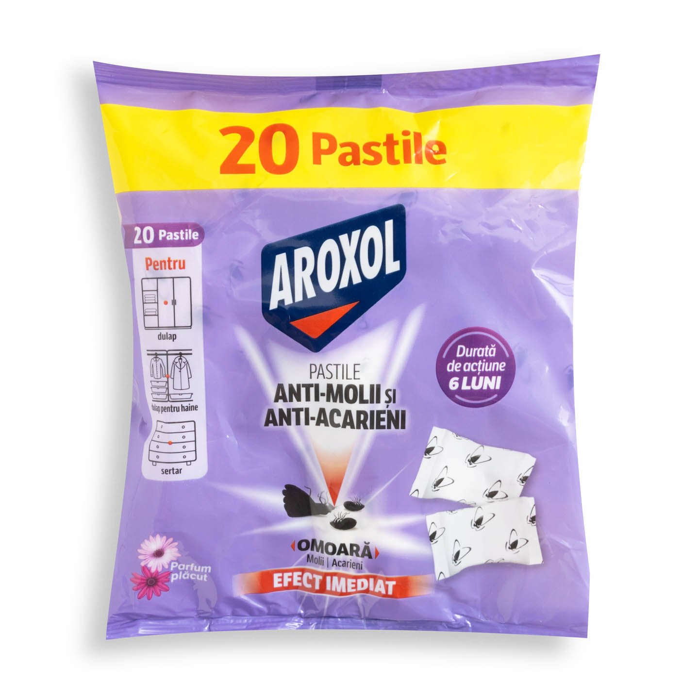 Pastile antimolie Aroxol 20 bucăți