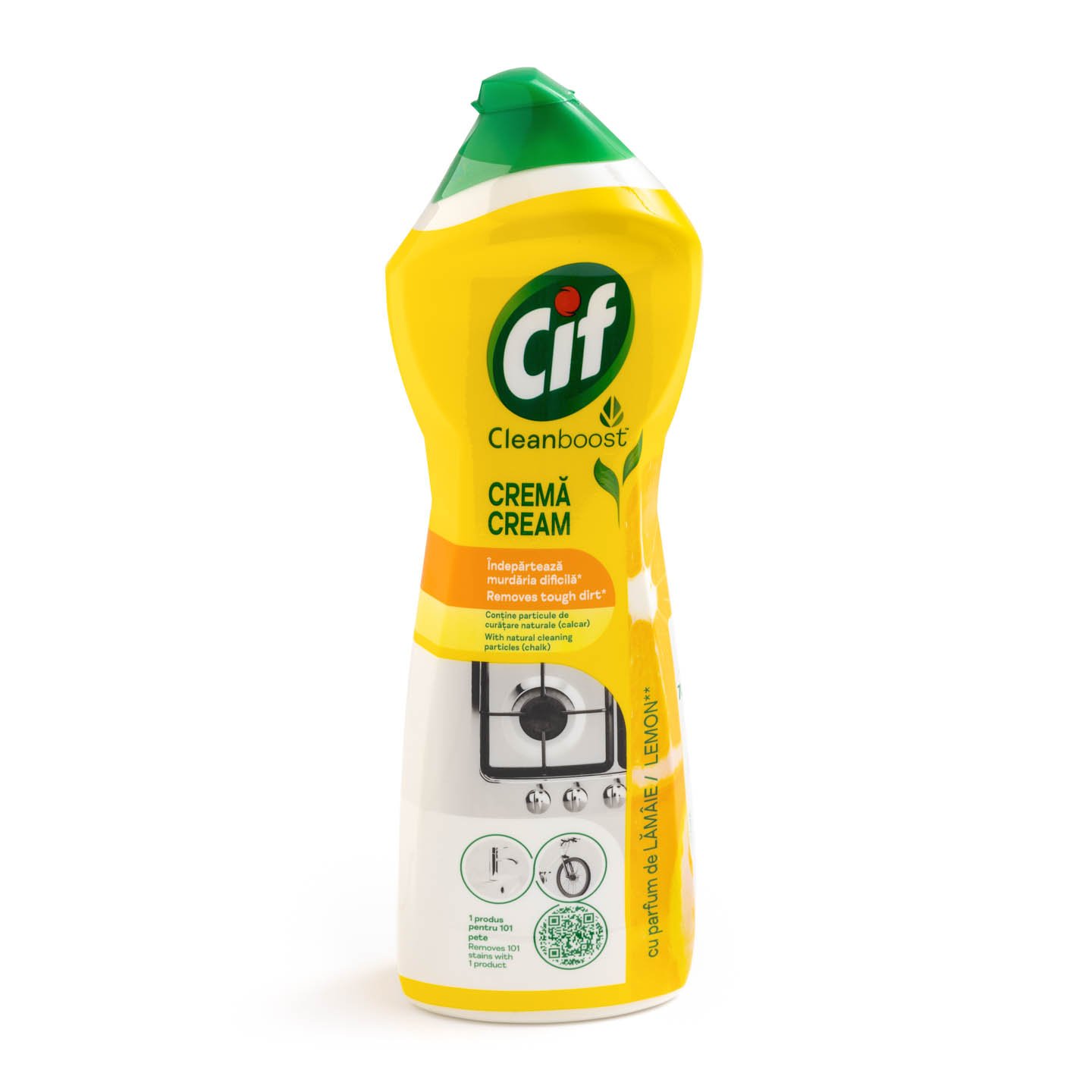 Cremă pentru curățat cu parfum de lămâie / trandafir Cif 700ml
