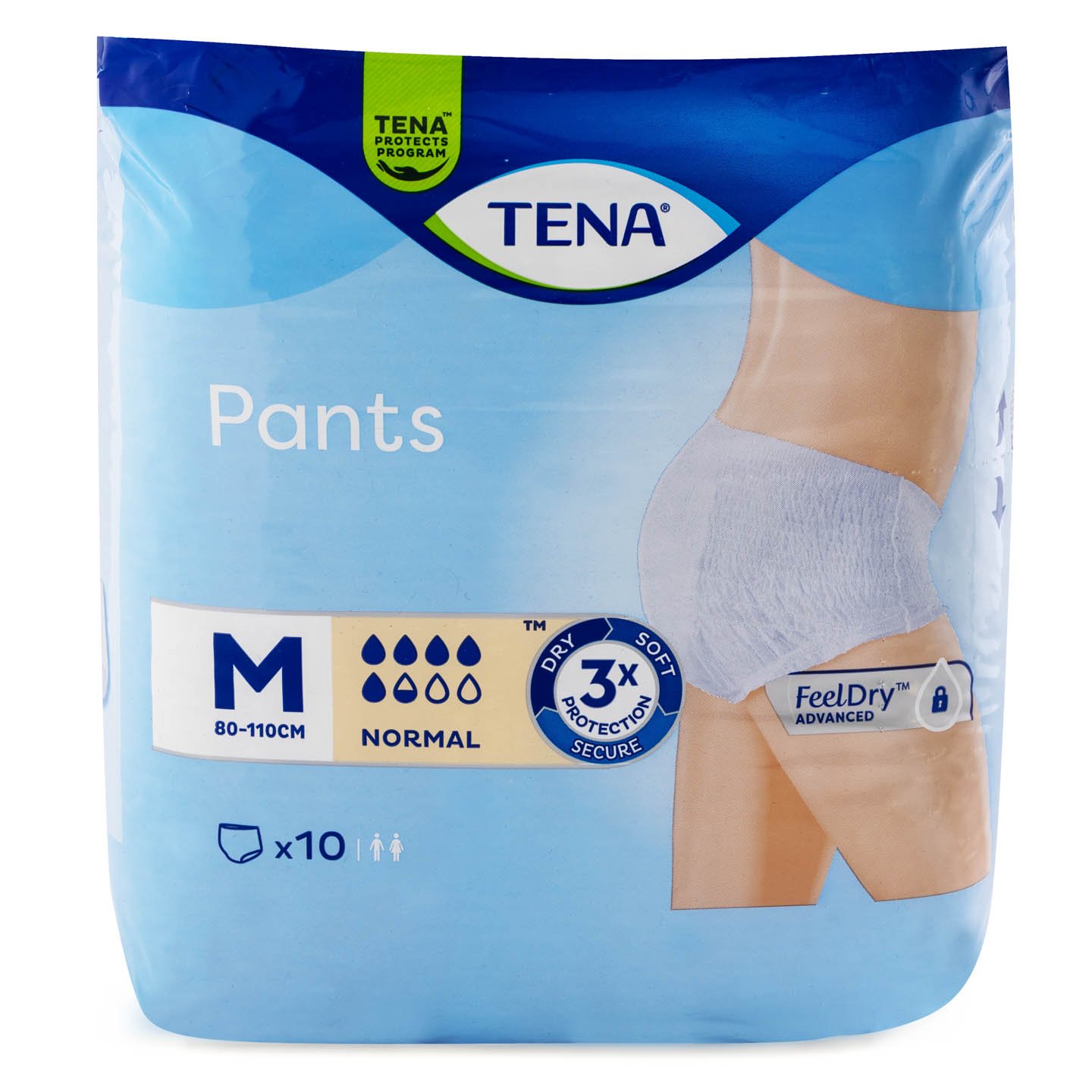 Chiloți pentru incontinență, Normal, M Tena 10 bucăți