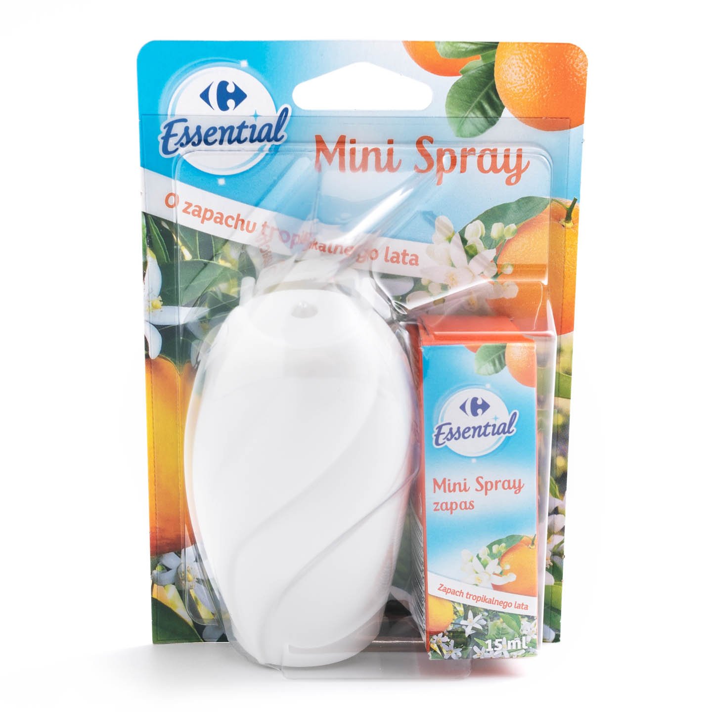 Odorizant spray mini Tropical / Ocean / Lacrămioare Carrefour 15ml