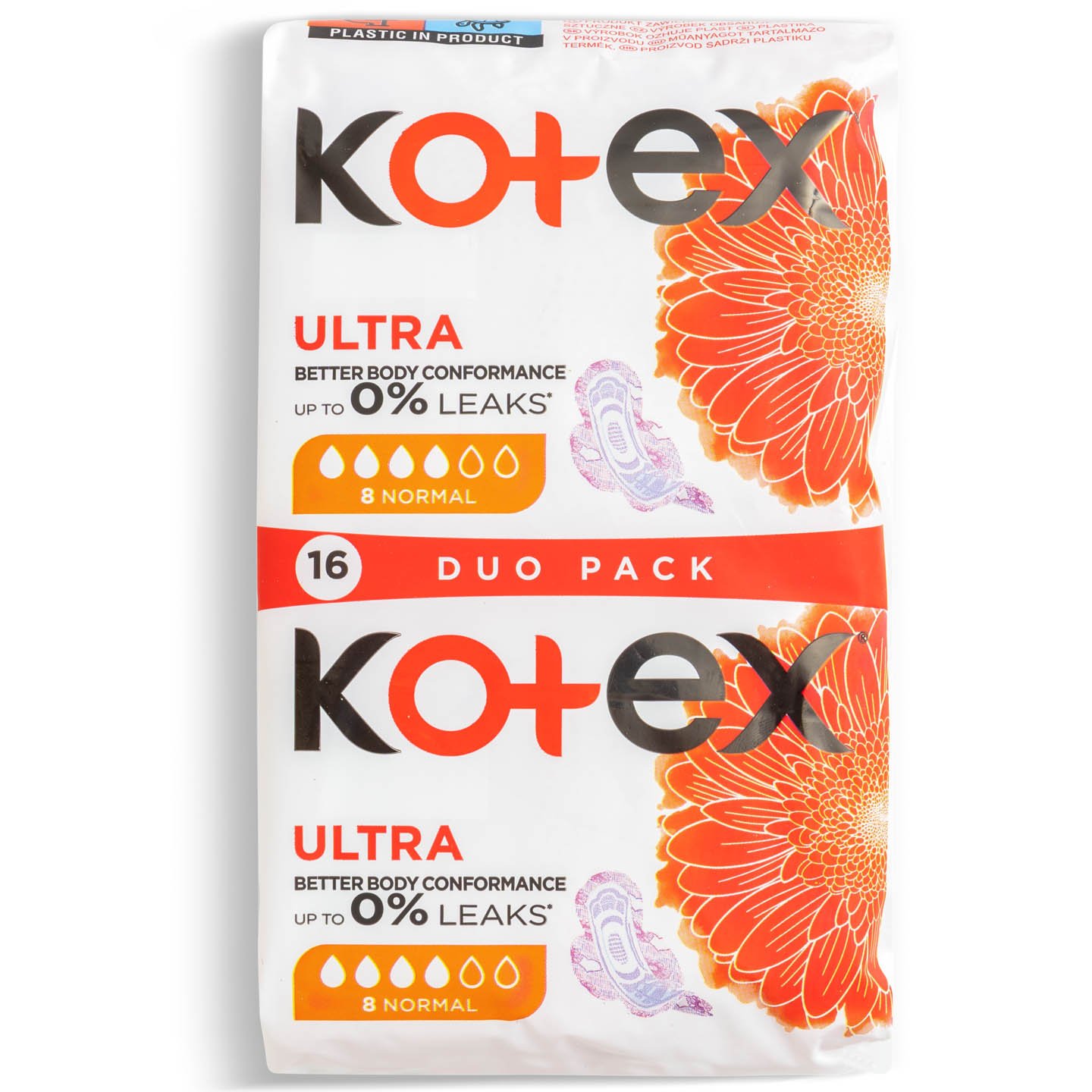 Absorbante Ultra Normal / Ultra Super / Ultra Night Kotex 12 bucăți / 16 bucăți