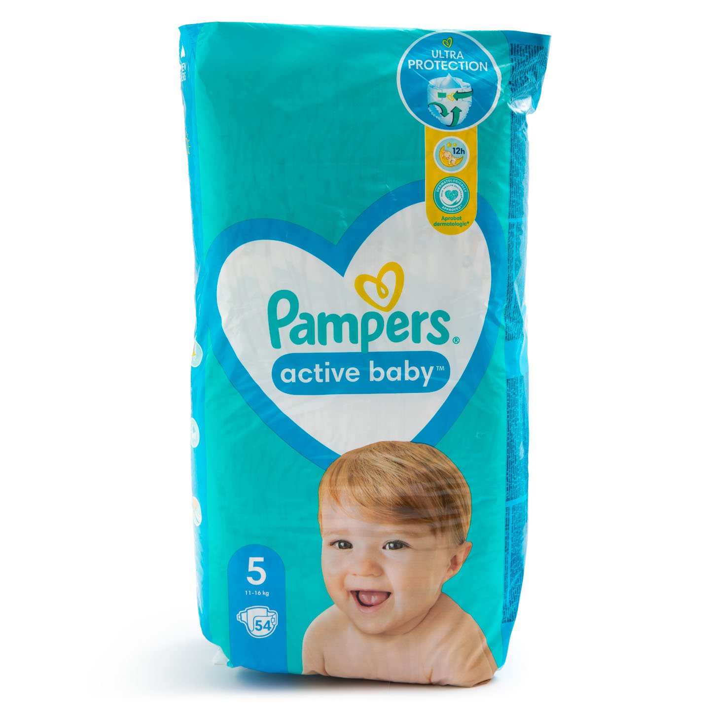 Scutece Active Baby, mărimi 2 / 3 / 4 / 5 / 6 / 7 Pampers
