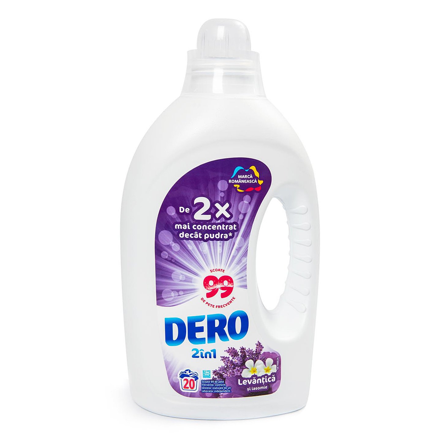 Detergent automat gel 2în1 Levănțică&Iasomie / Frezie Dero 1L