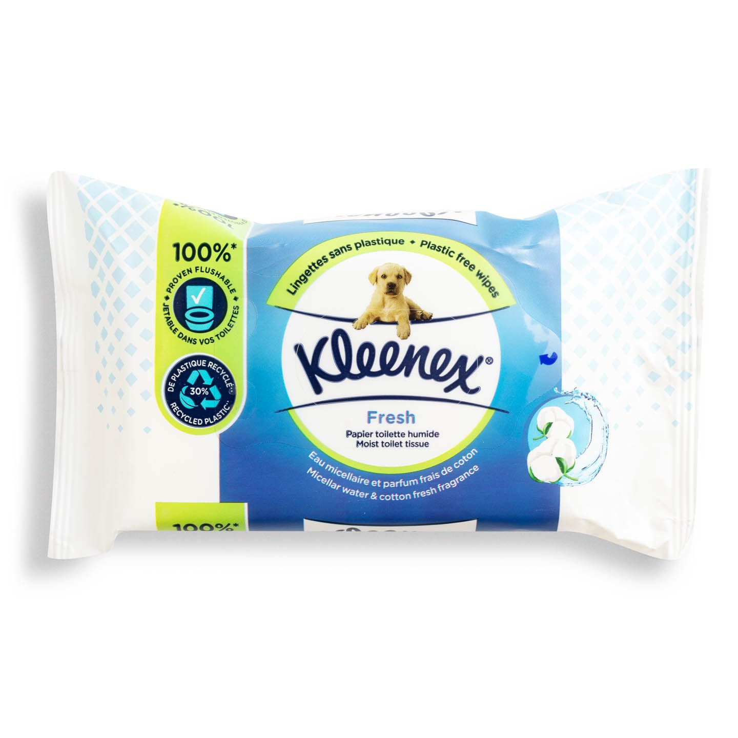 Hârtie igienică umedă Classic Clean / Pure Kleenex 42 bucăți / 38 bucăți