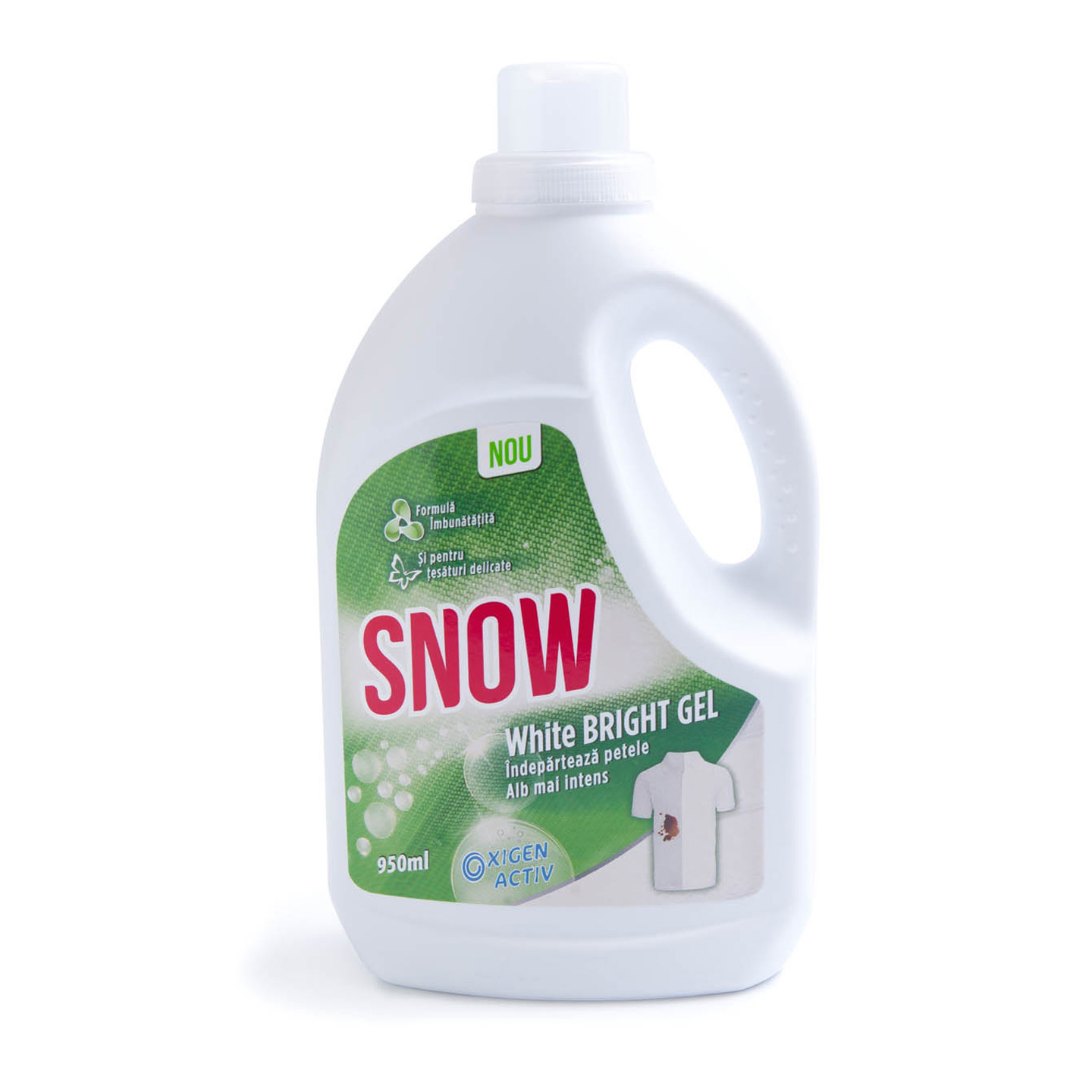 Detergent automat lichid pentru îndepărtarea petelor Snow 950ml