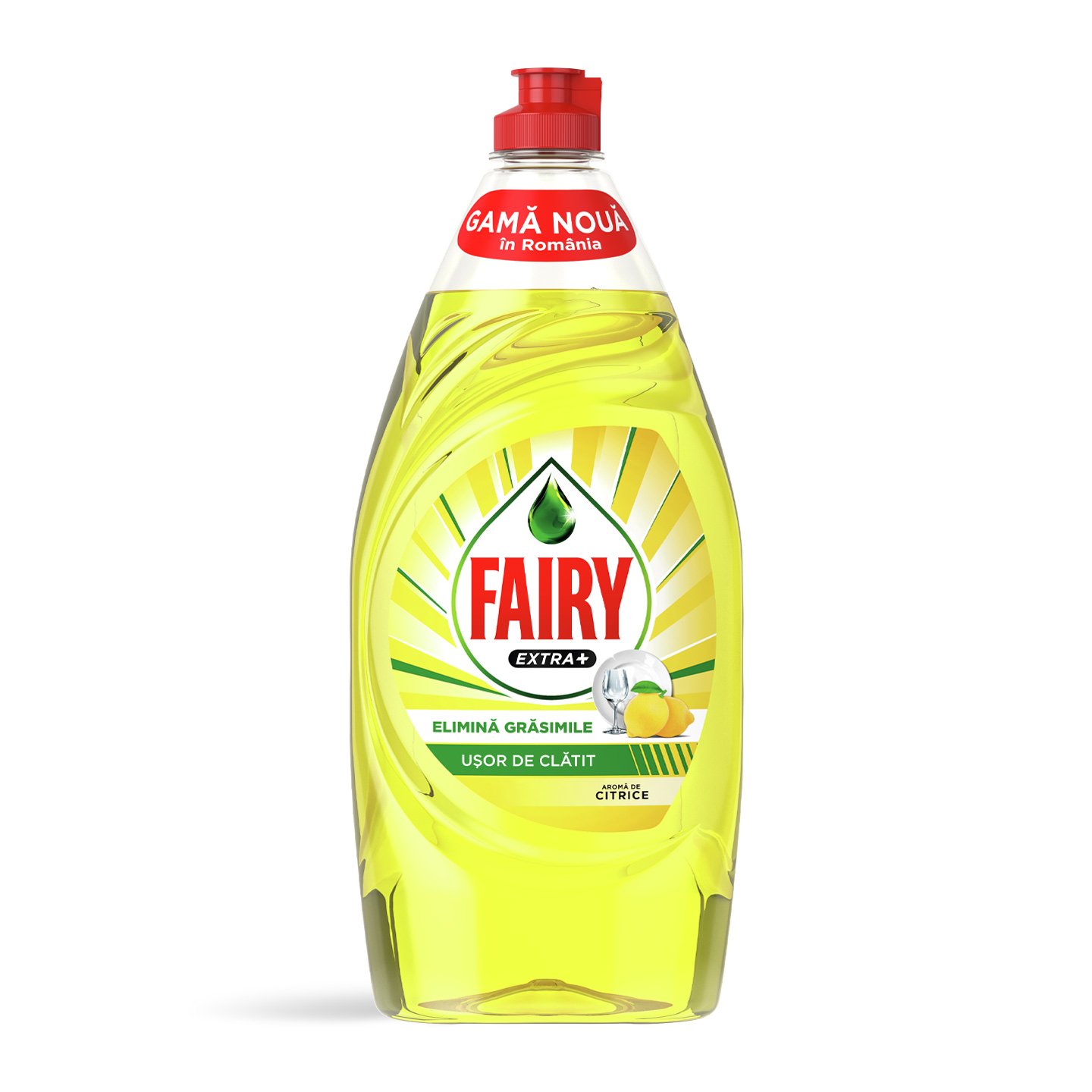 Detergent de vase cu parfum de citrice / fructe de pădure / liliac Fairy Extra 900ml