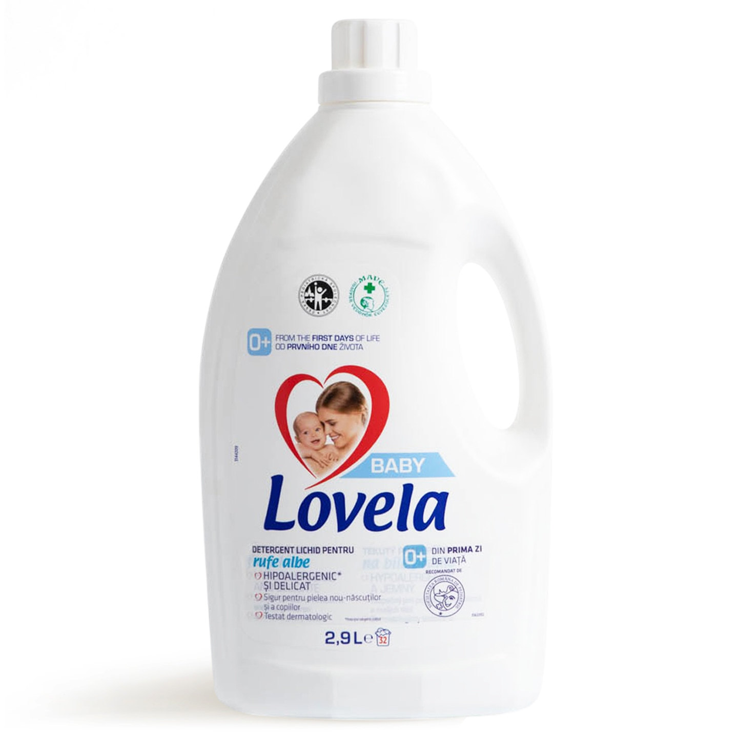 Detergent automat lichid pentru rufe albe / colorate Lovela Baby 2.9L