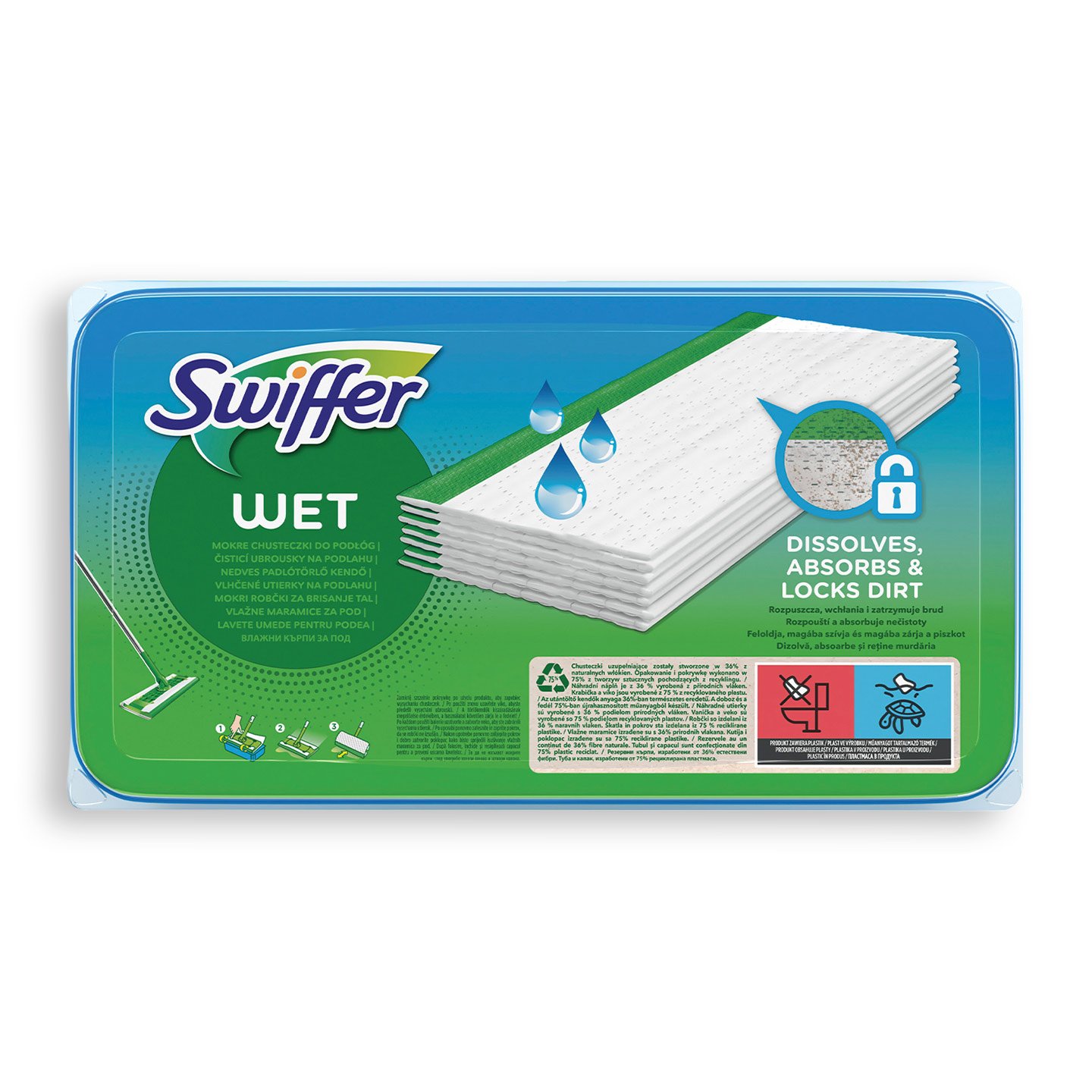 Lavete umede pentru pardoseală Swiffer 20 bucăți